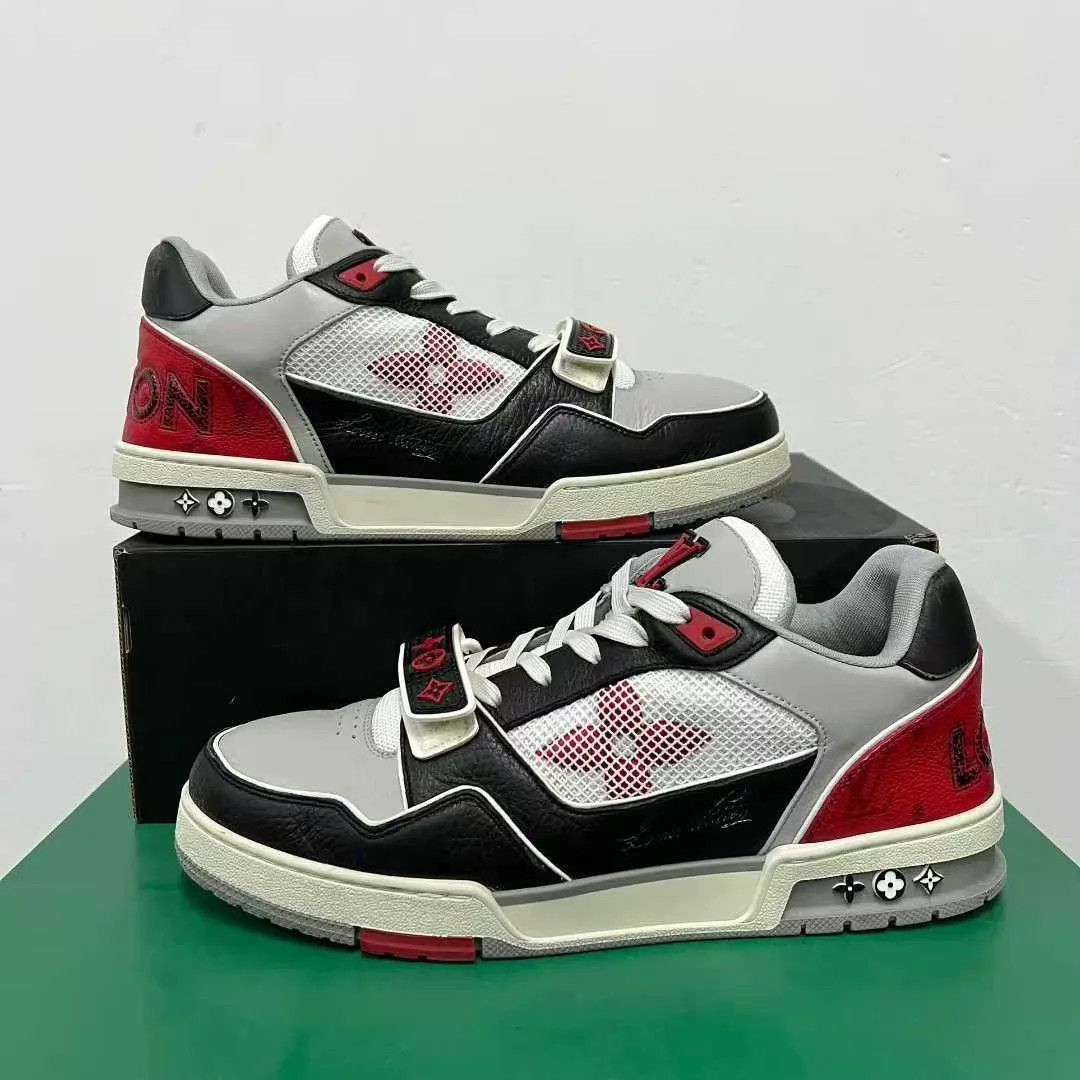 Louis Vuitton Multi Color Lowtop Sneakers Size 10 Size US 10 / EU 43 - 4 Thumbnail