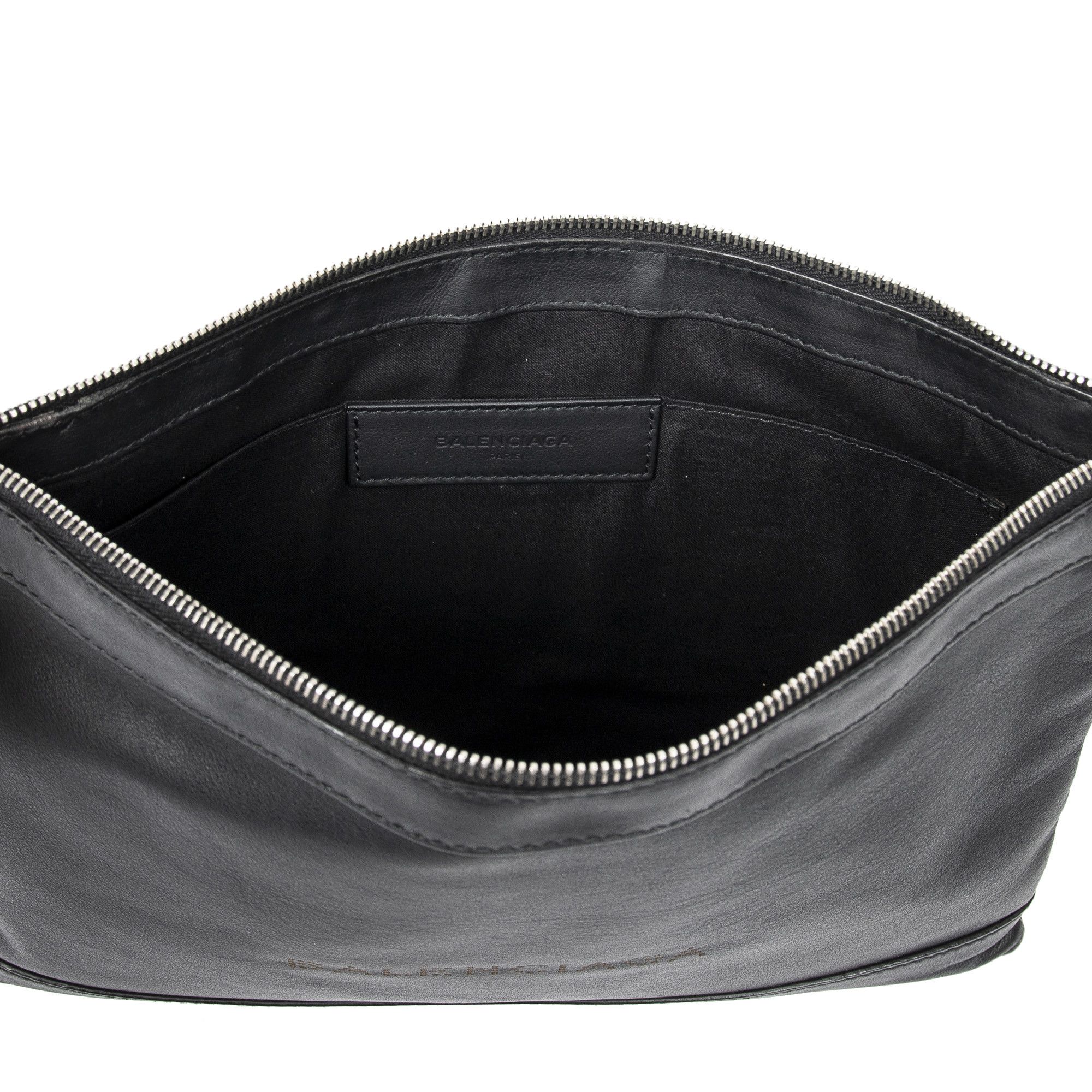 Balenciaga M Navy Clip Pouch Size ONE SIZE - 3 Thumbnail
