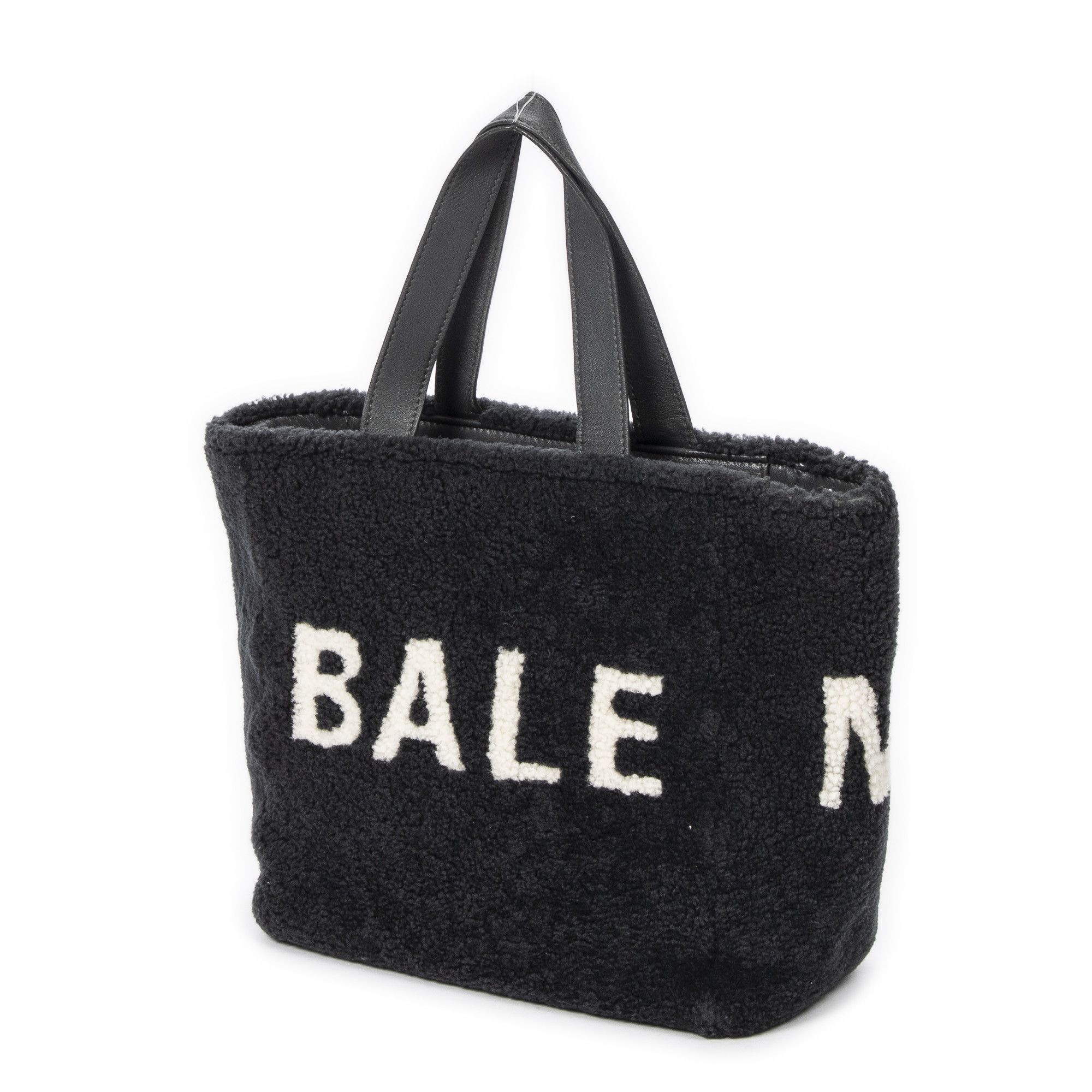 Balenciaga XS Logo Shearling Tote Size ONE SIZE - 2 Thumbnail