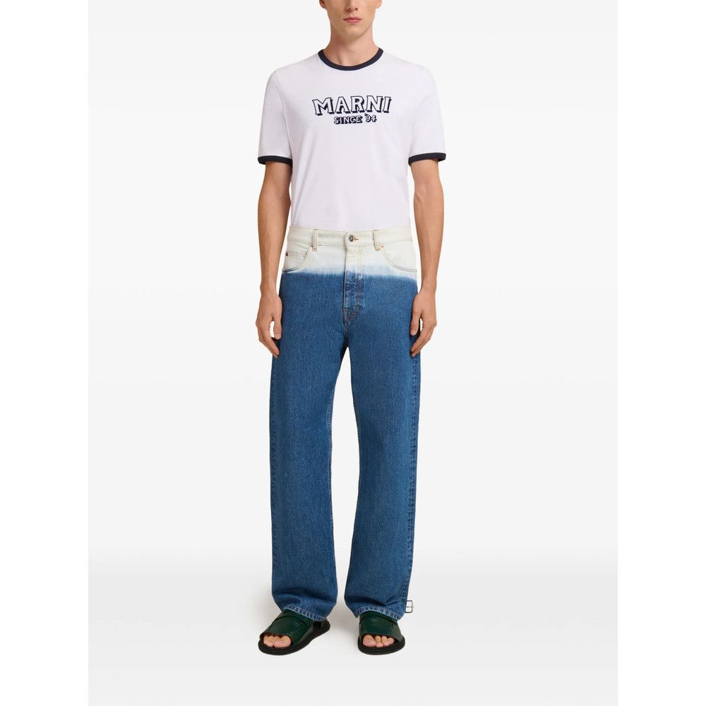 Marni Marni BLUE Denim - Regular & Straight-Leg Jeans Size US 32 / EU 48 - 2 Thumbnail