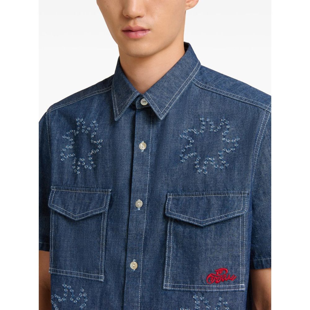 Marni Marni BLUE Shirts Size US M / EU 48-50 / 2 - 4 Thumbnail