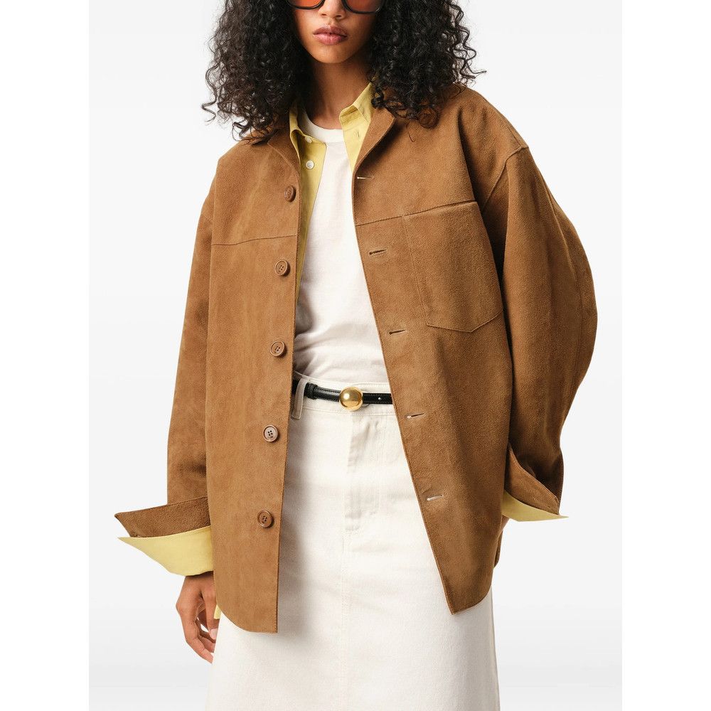AMI Ami Paris BROWN Jackets - Leather Jackets Size US L / EU 52-54 / 3 - 3 Thumbnail