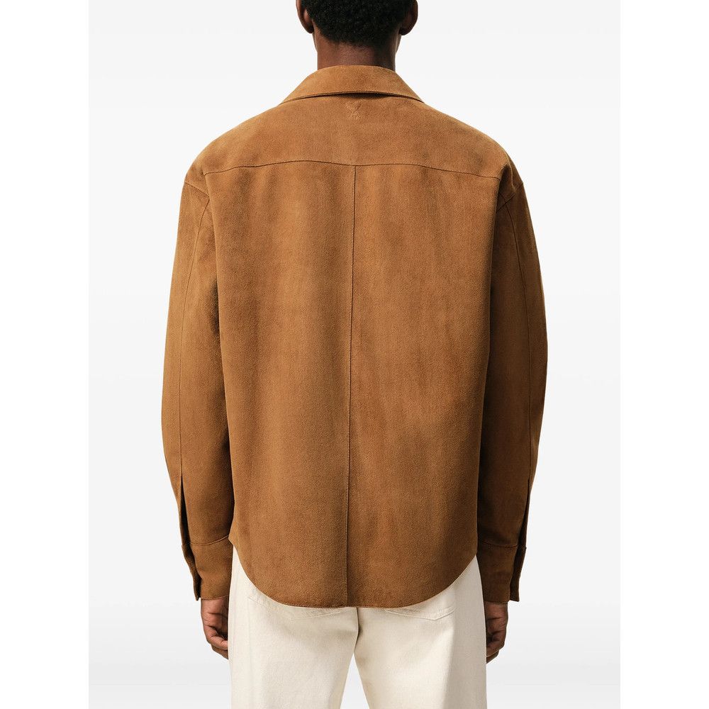 AMI Ami Paris BROWN Jackets - Leather Jackets Size US L / EU 52-54 / 3 - 5 Thumbnail
