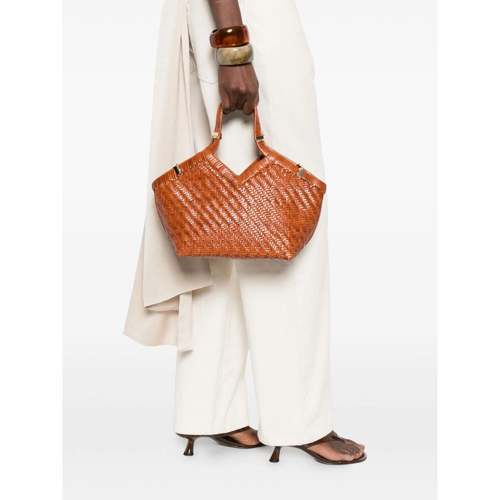 Benedetta Bruzziches Benedetta Bruzziches BROWN Tote Bags Size ONE SIZE - 4 Thumbnail