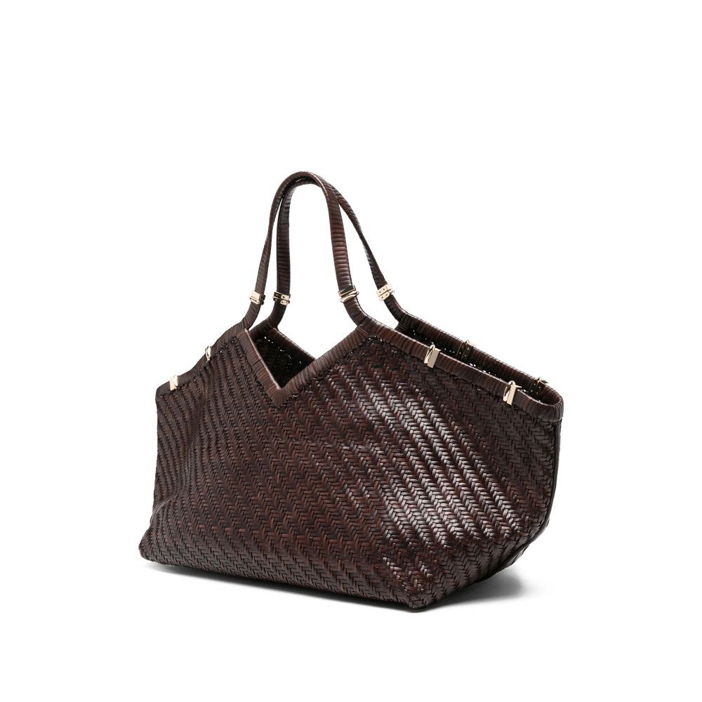 Benedetta Bruzziches Benedetta Bruzziches BROWN Tote Bags Size ONE SIZE - 5 Thumbnail