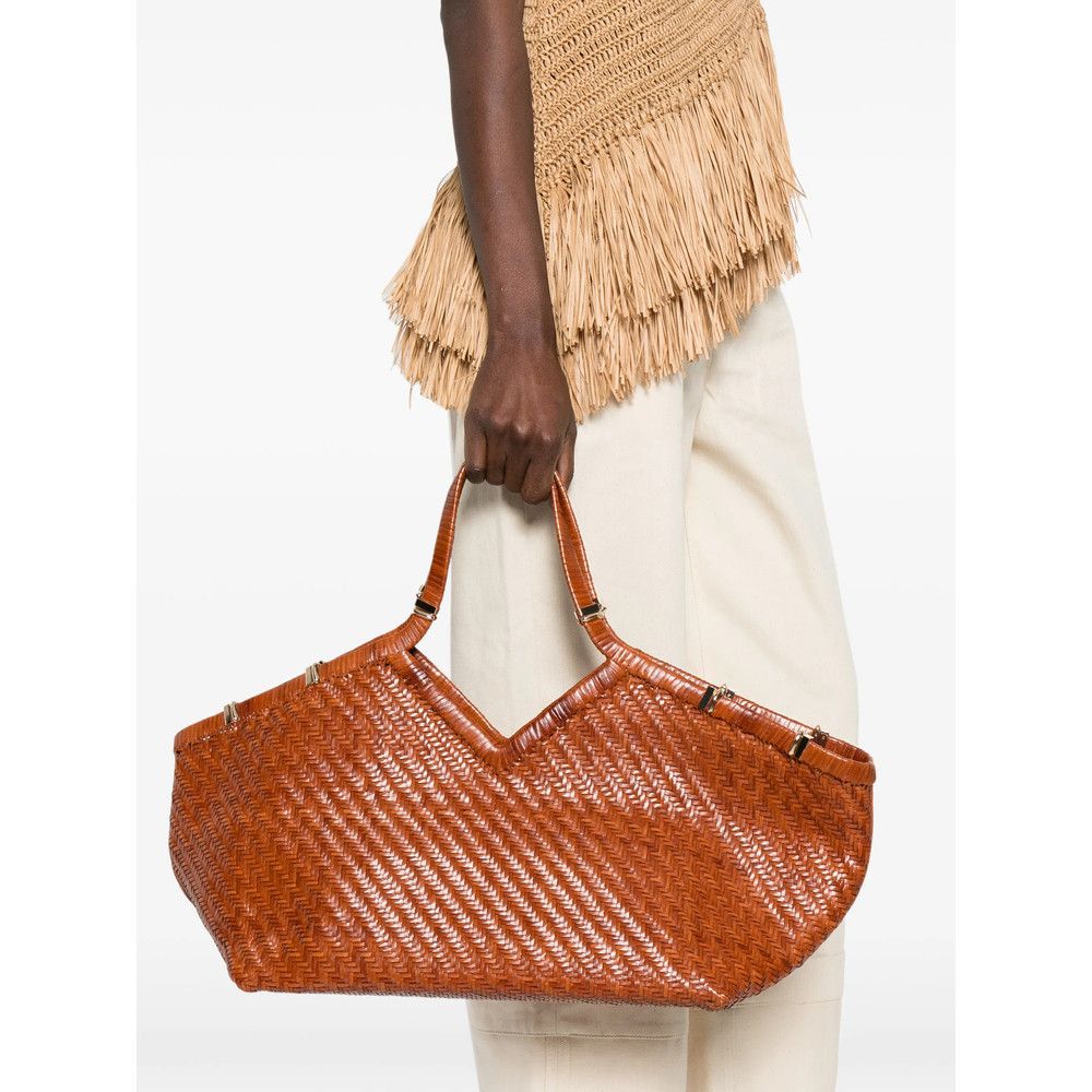 Benedetta Bruzziches Benedetta Bruzziches BROWN Tote Bags Size ONE SIZE - 5 Thumbnail