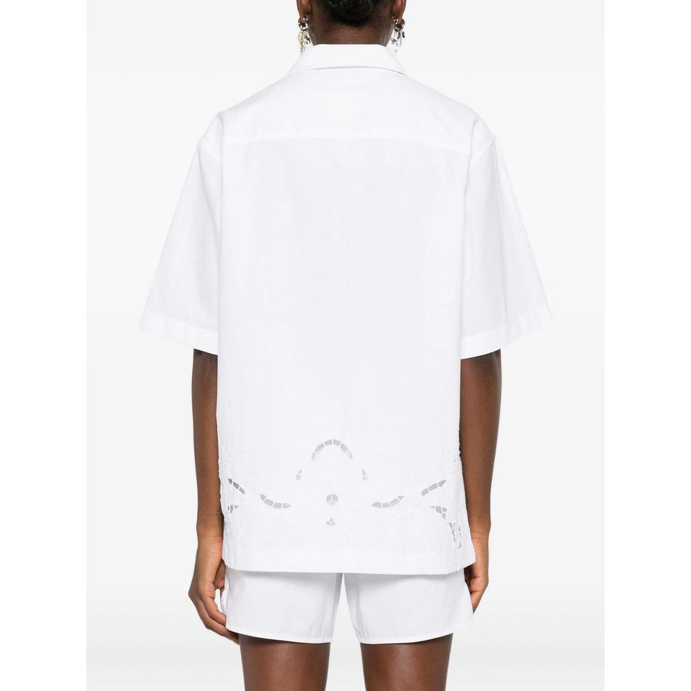 Marine Serre Marine Serre WHITE Tops - Shirts Size S / US 4 / IT 40 - 2 Thumbnail