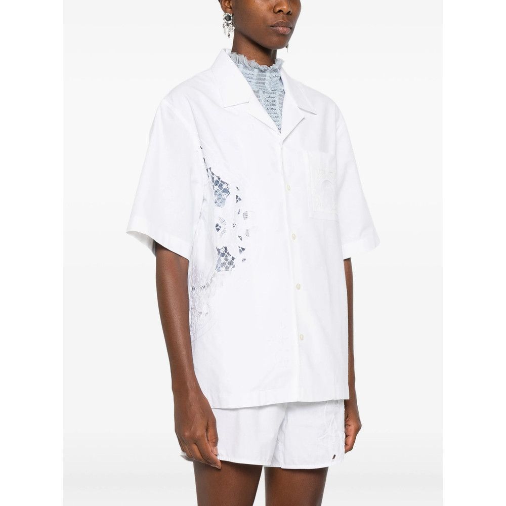 Marine Serre Marine Serre WHITE Tops - Shirts Size S / US 4 / IT 40 - 5 Thumbnail