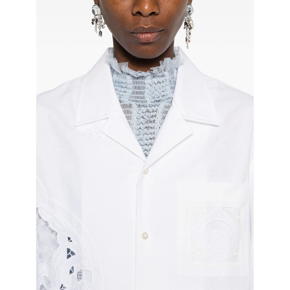 Marine Serre Marine Serre WHITE Tops - Shirts Size S / US 4 / IT 40 - 3 Thumbnail