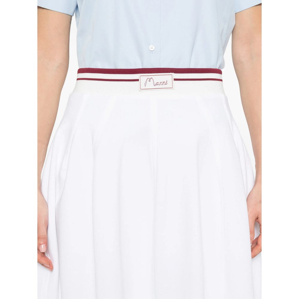 Marni Marni WHITE Skirts - A-Line Skirts Size 27" / US 4 / IT 40 - 3 Thumbnail