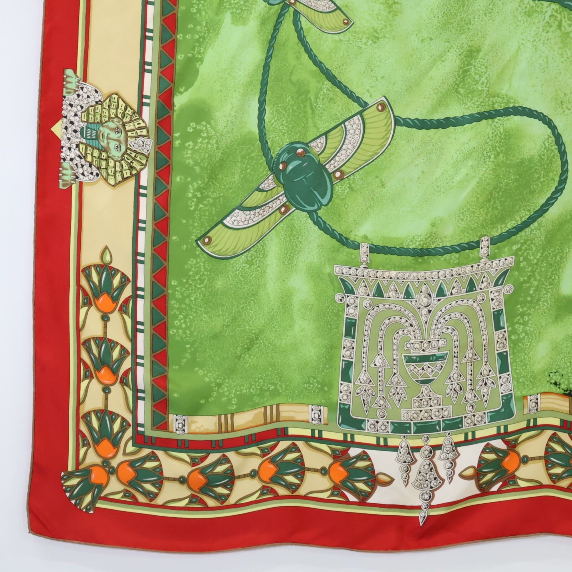 Cartier Cartier Scarab Sphinx Silk Scarf, Multicolor, Women's Size ONE SIZE - 4 Thumbnail
