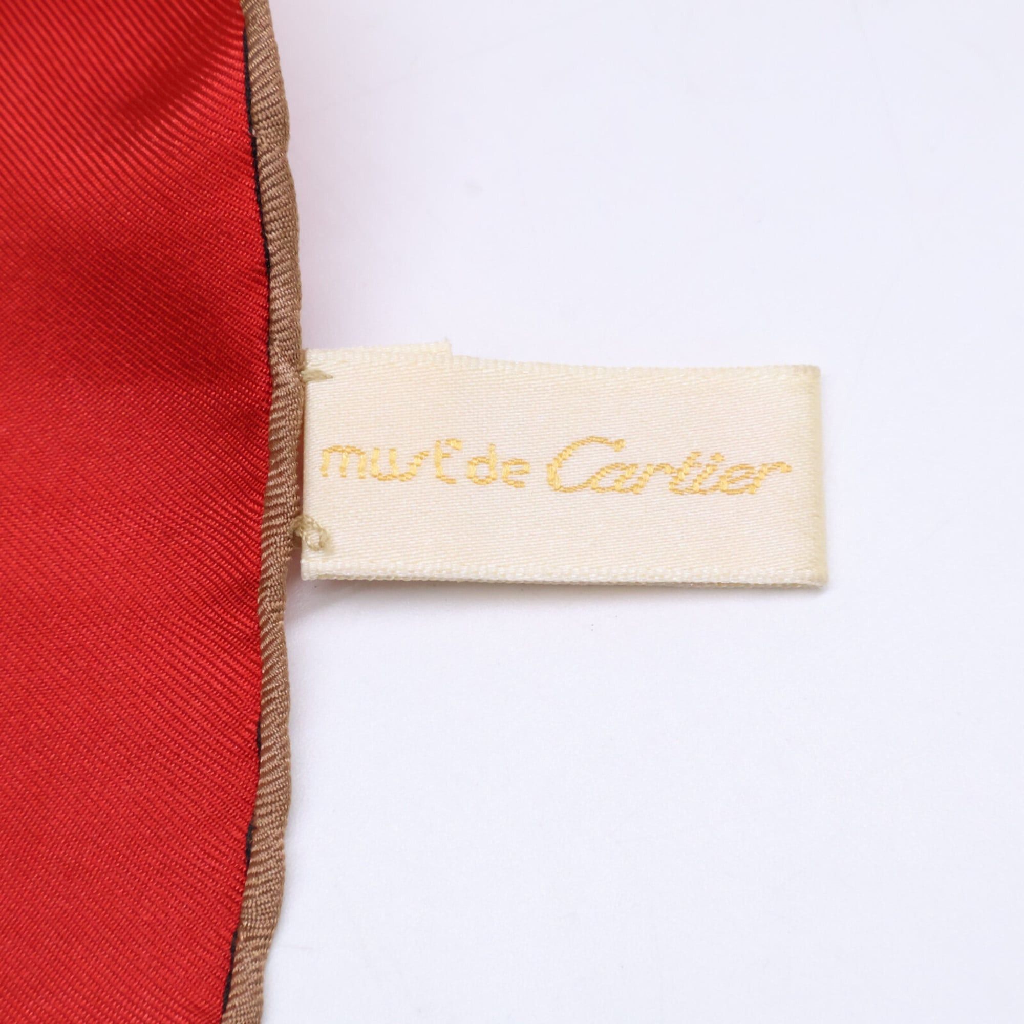 Cartier Cartier Scarab Sphinx Silk Scarf, Multicolor, Women's Size ONE SIZE - 7 Thumbnail