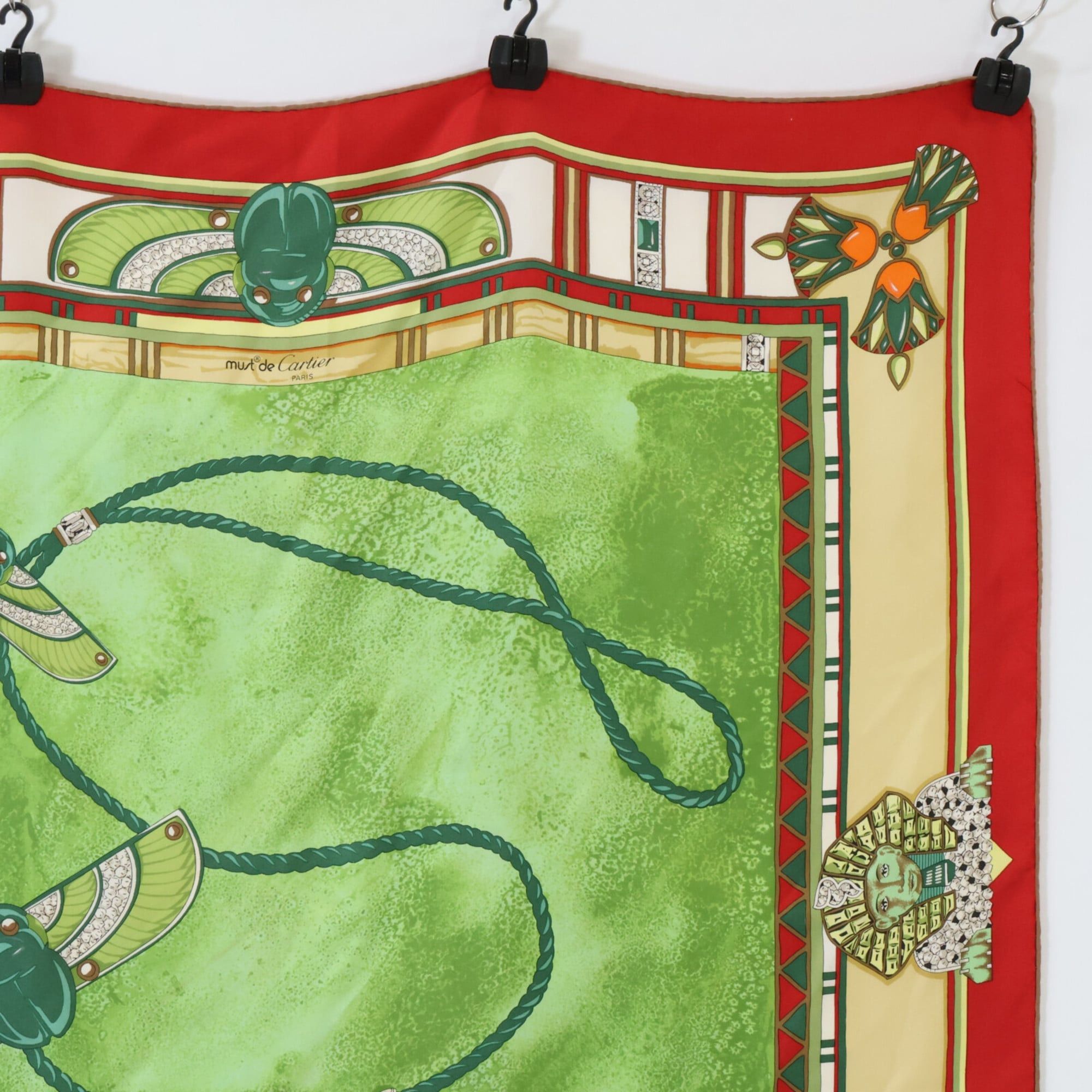 Cartier Cartier Scarab Sphinx Silk Scarf, Multicolor, Women's Size ONE SIZE - 3 Thumbnail