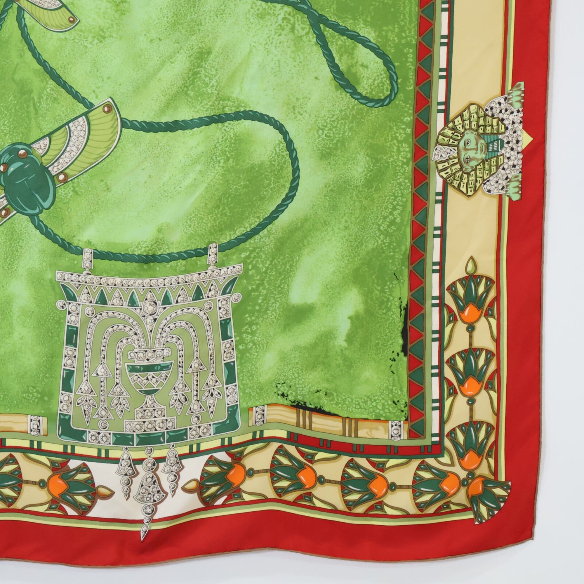 Cartier Cartier Scarab Sphinx Silk Scarf, Multicolor, Women's Size ONE SIZE - 5 Thumbnail