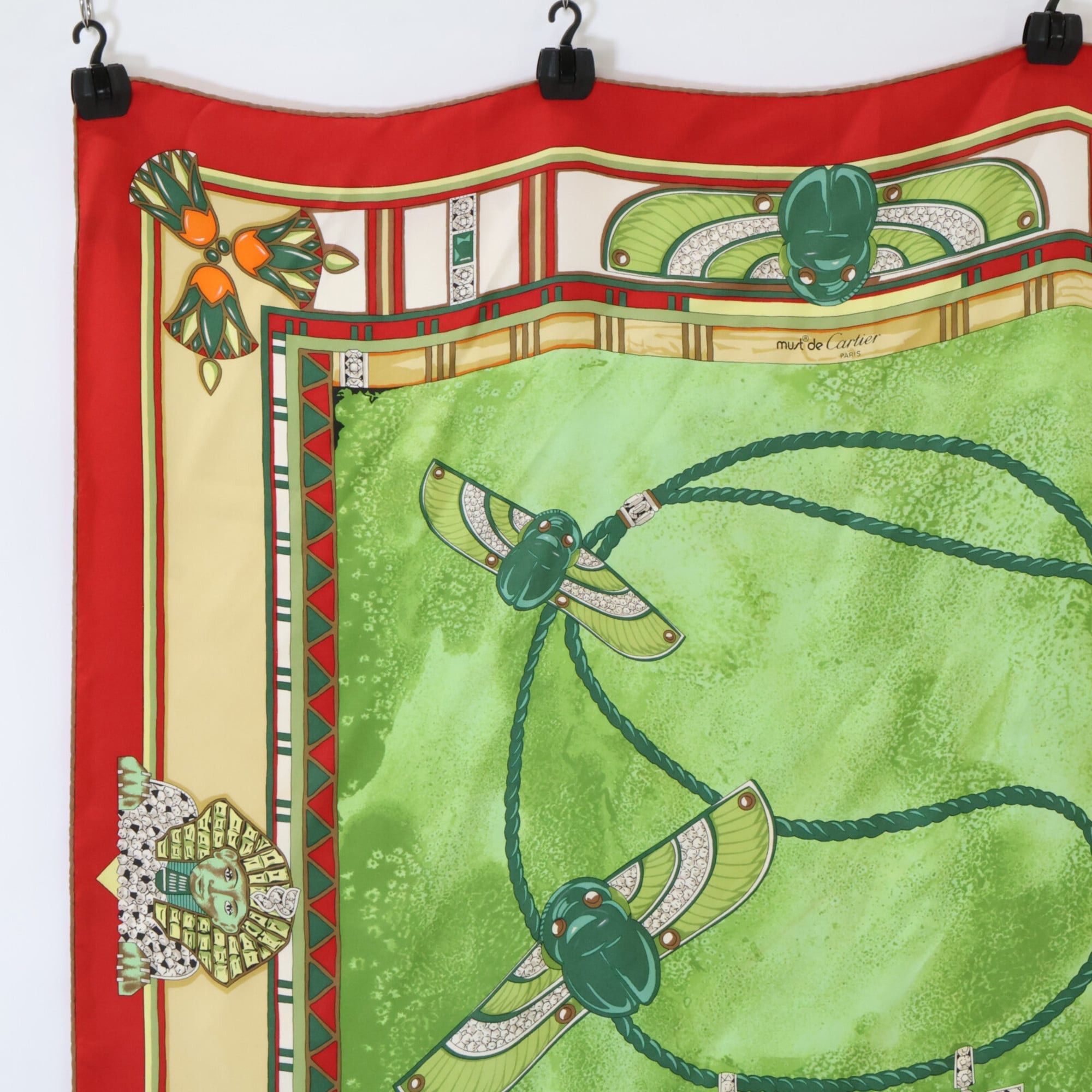 Cartier Cartier Scarab Sphinx Silk Scarf, Multicolor, Women's Size ONE SIZE - 2 Thumbnail