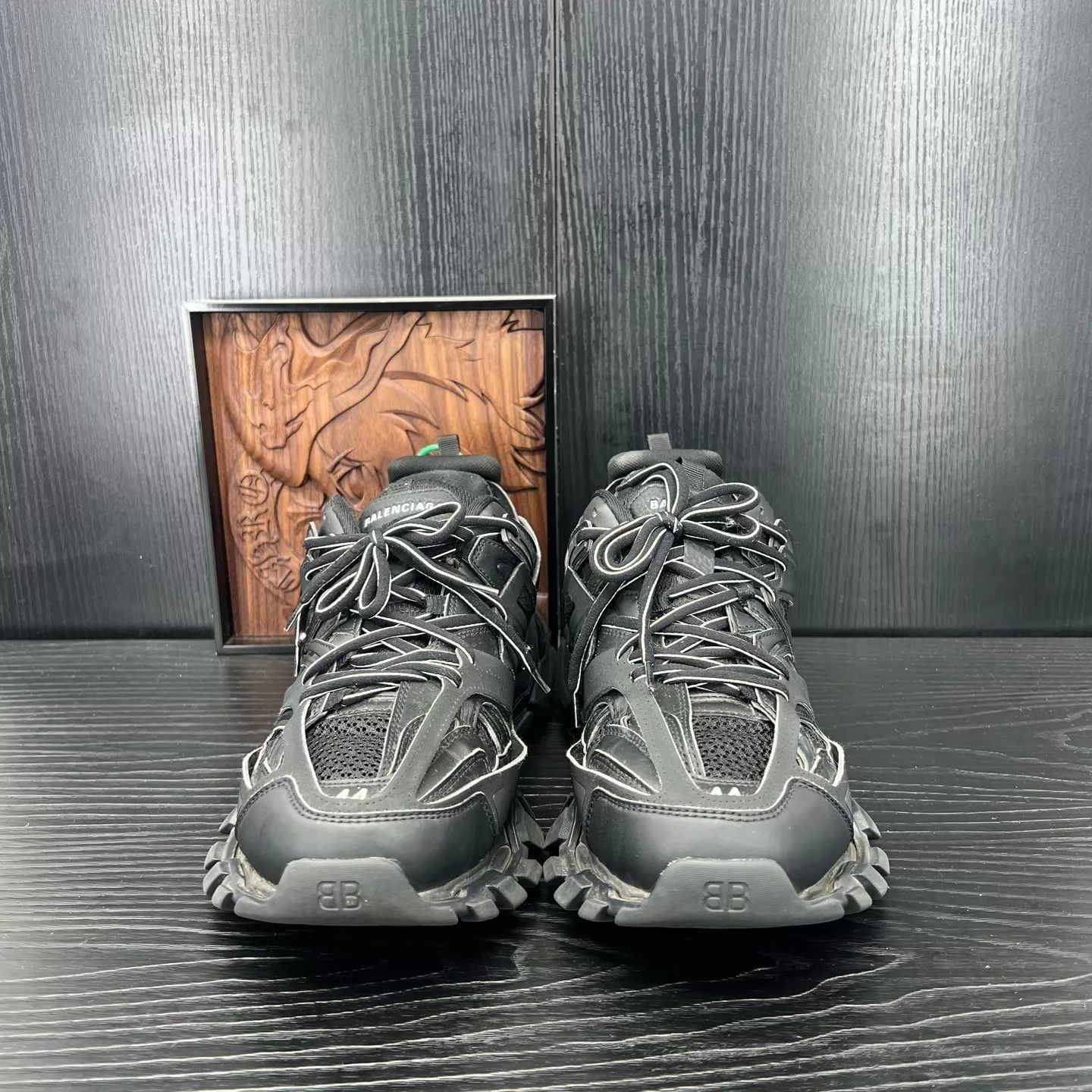 Balenciaga Black Chunky Sneakers with Thick Sole Size 11 Size US 11 / EU 44 - 4 Thumbnail