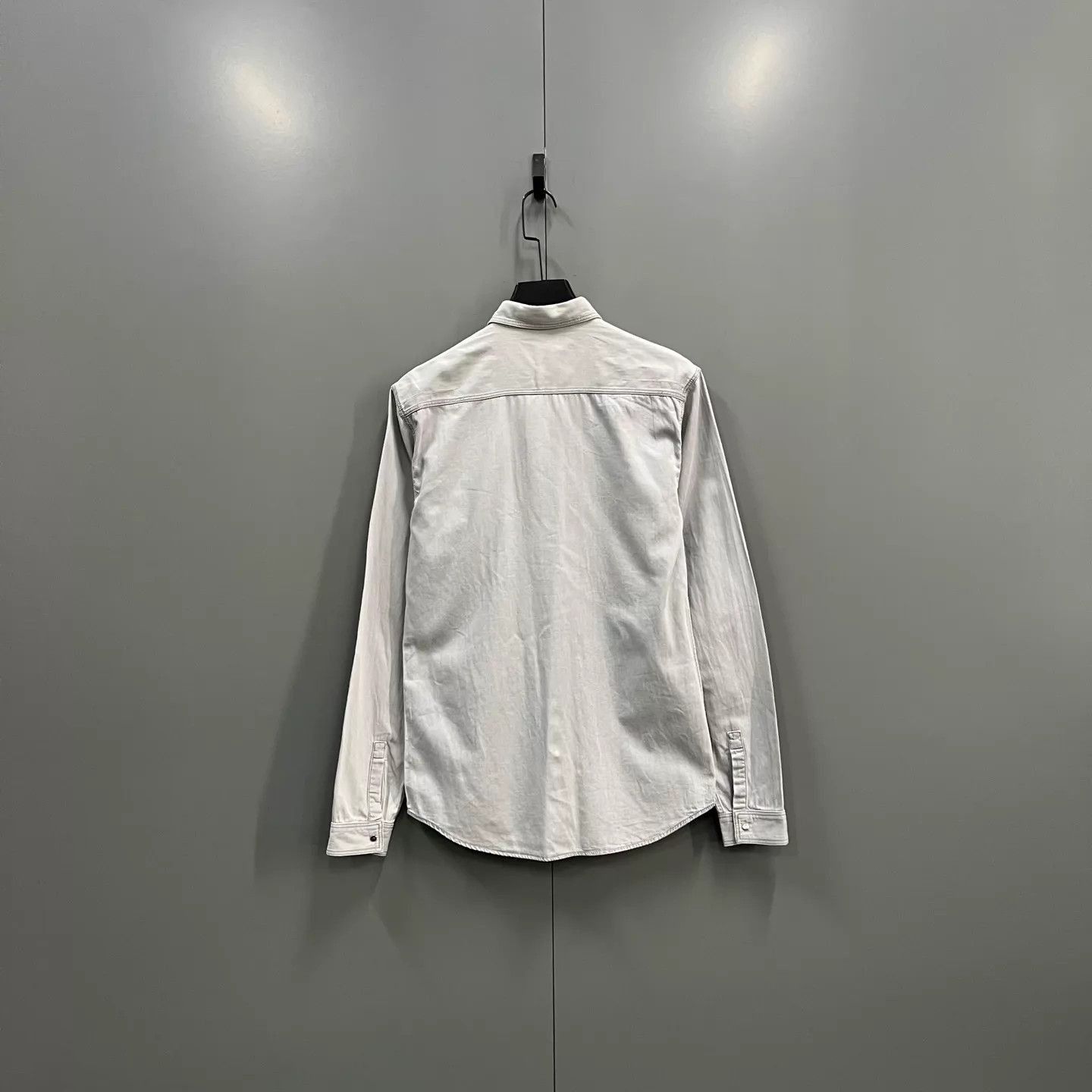 Dior Gray Long-Sleeve Button-Up Shirt Size US S / EU 44-46 / 1 - 2 Thumbnail
