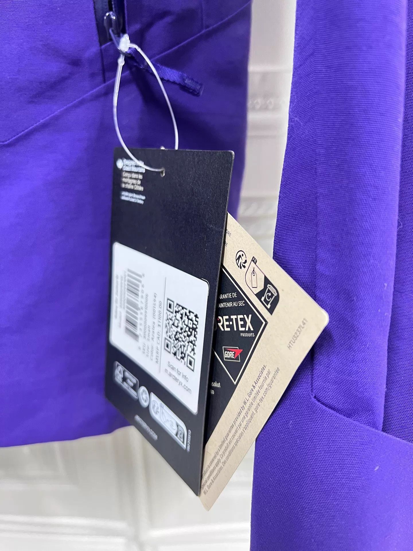 Arc'teryx Purple Hooded Rain Jacket Size S Size US S / EU 44-46 / 1 - 3 Thumbnail