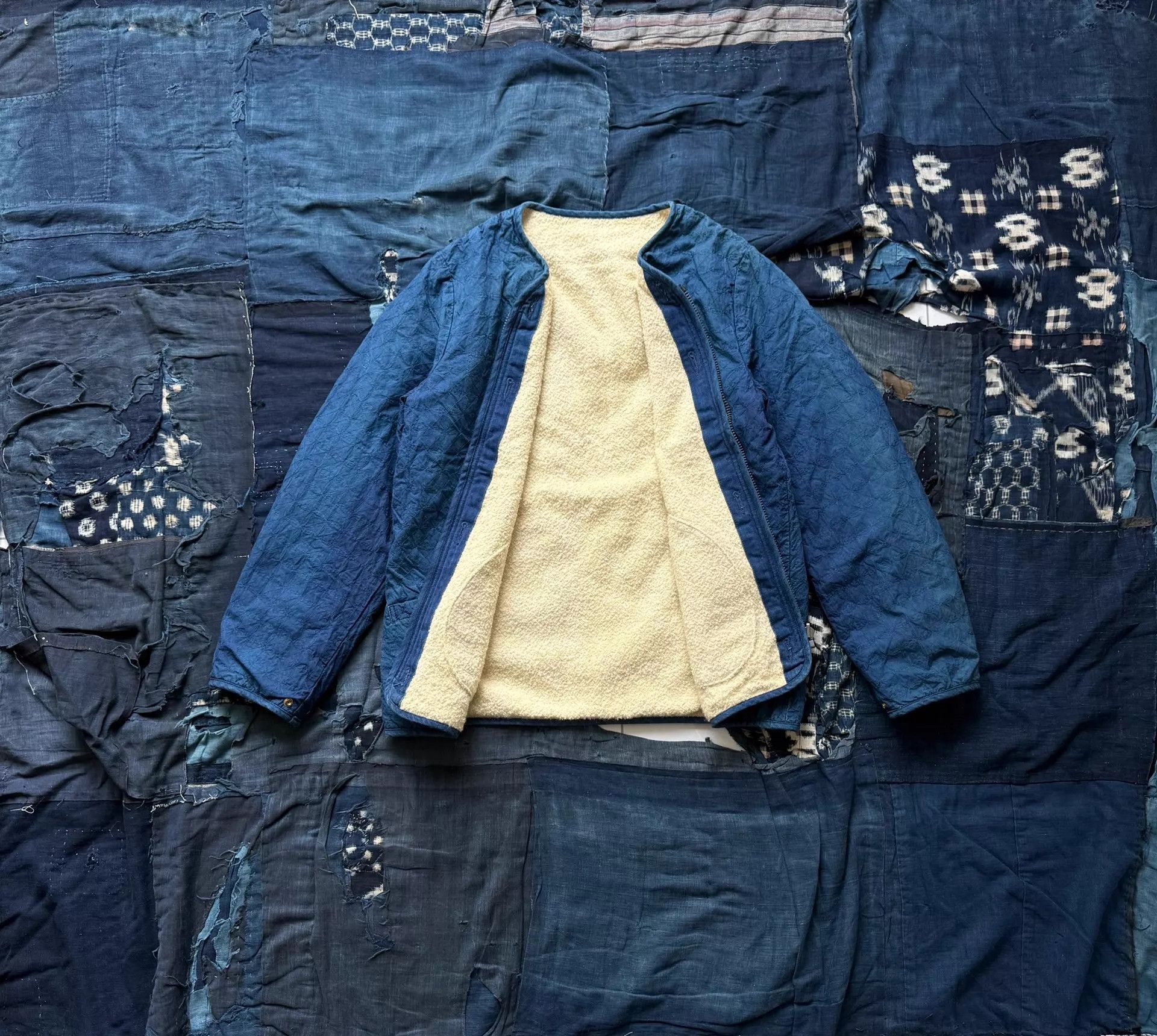 Visvim Blue Zip-Up Light Jacket Size M Size US M / EU 48-50 / 2 - 2 Thumbnail