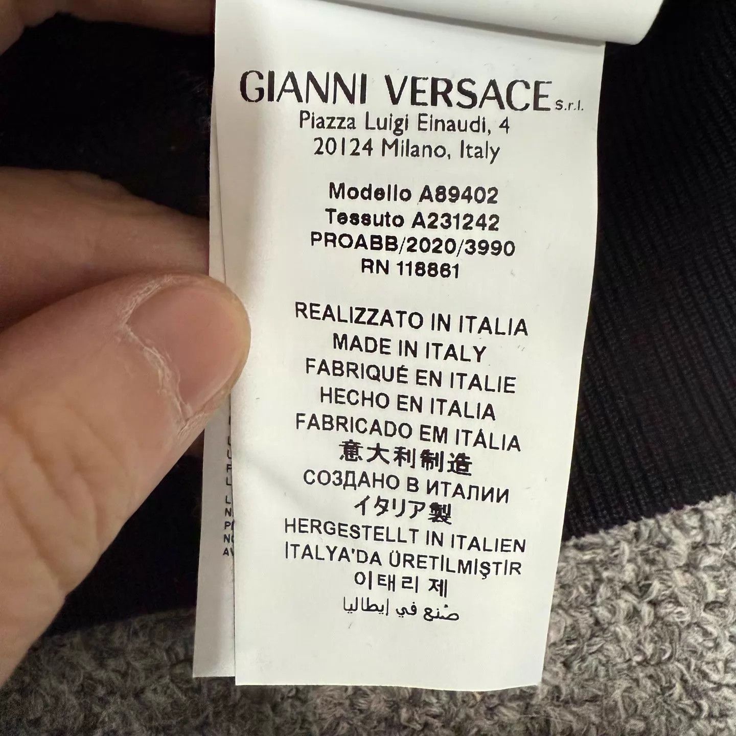 Versace Black Sweatshirt with Gold Medusa Print Size US S / EU 44-46 / 1 - 4 Thumbnail