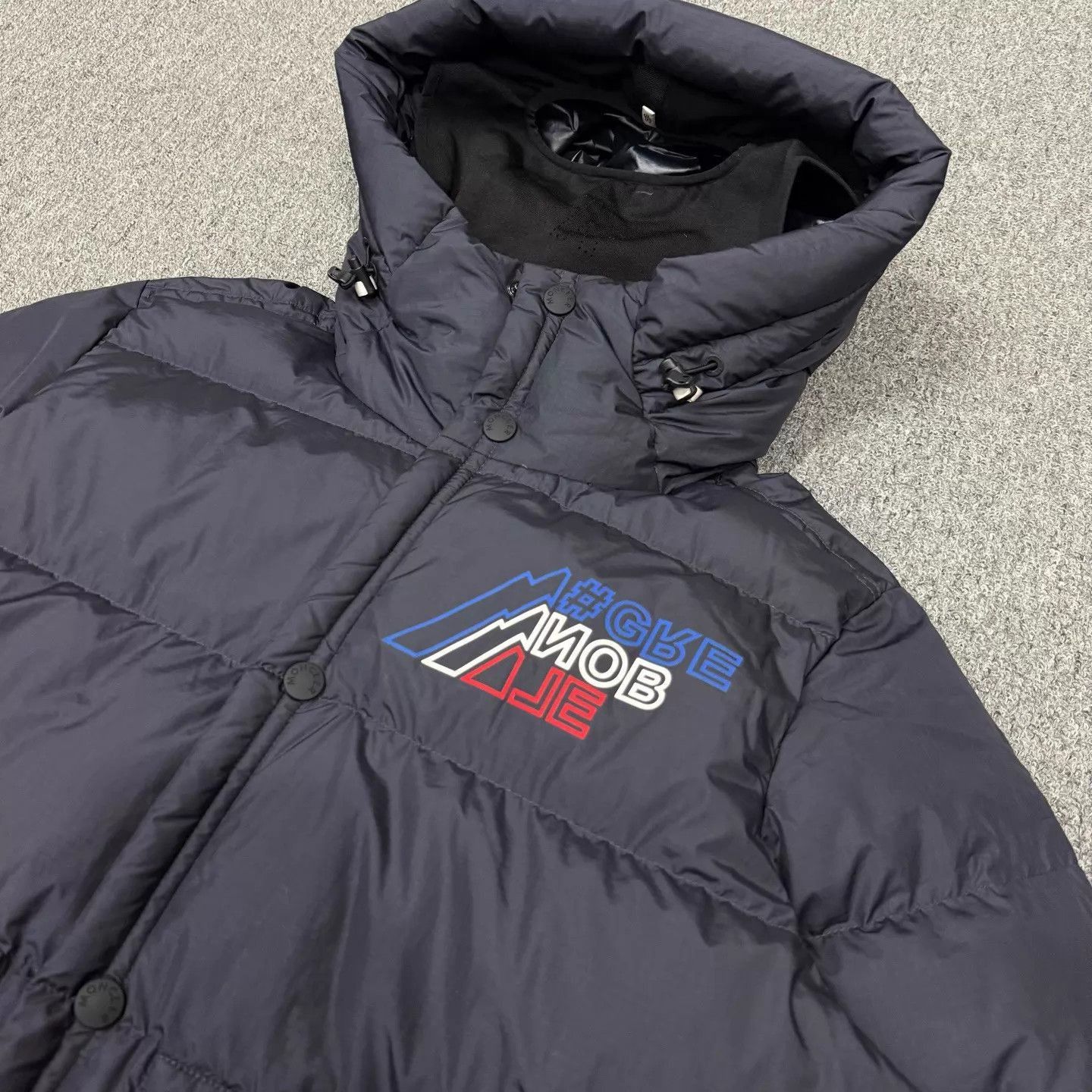 Moncler Blue Hooded Puffer Jacket - Size M Size US M / EU 48-50 / 2 - 3 Thumbnail