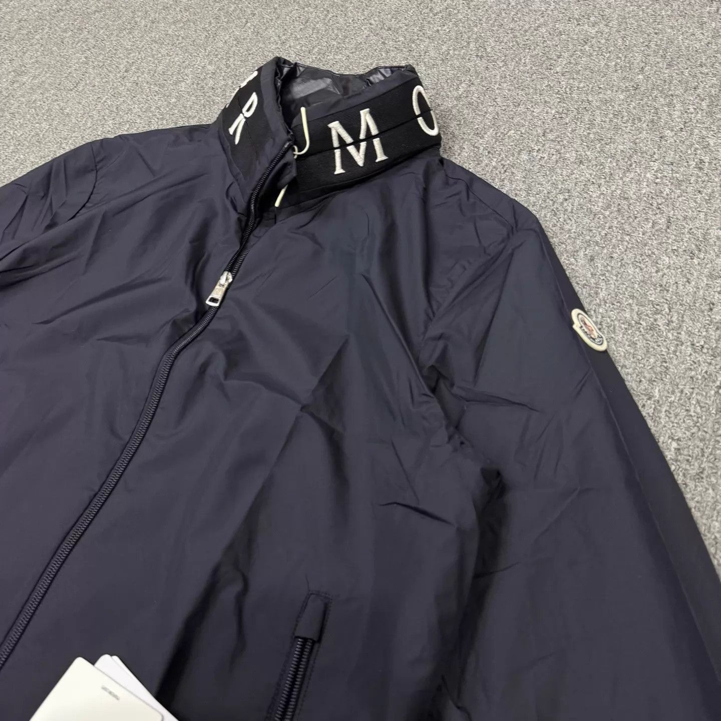 Moncler Blue Lightweight Zip-Up Jacket Size M Size US M / EU 48-50 / 2 - 3 Thumbnail