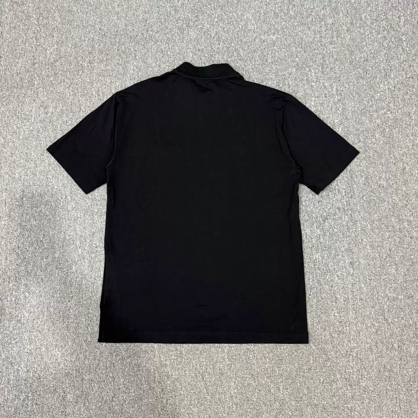 Prada Black Short-Sleeve Polo with Contrast Panel Size US S / EU 44-46 / 1 - 2 Thumbnail
