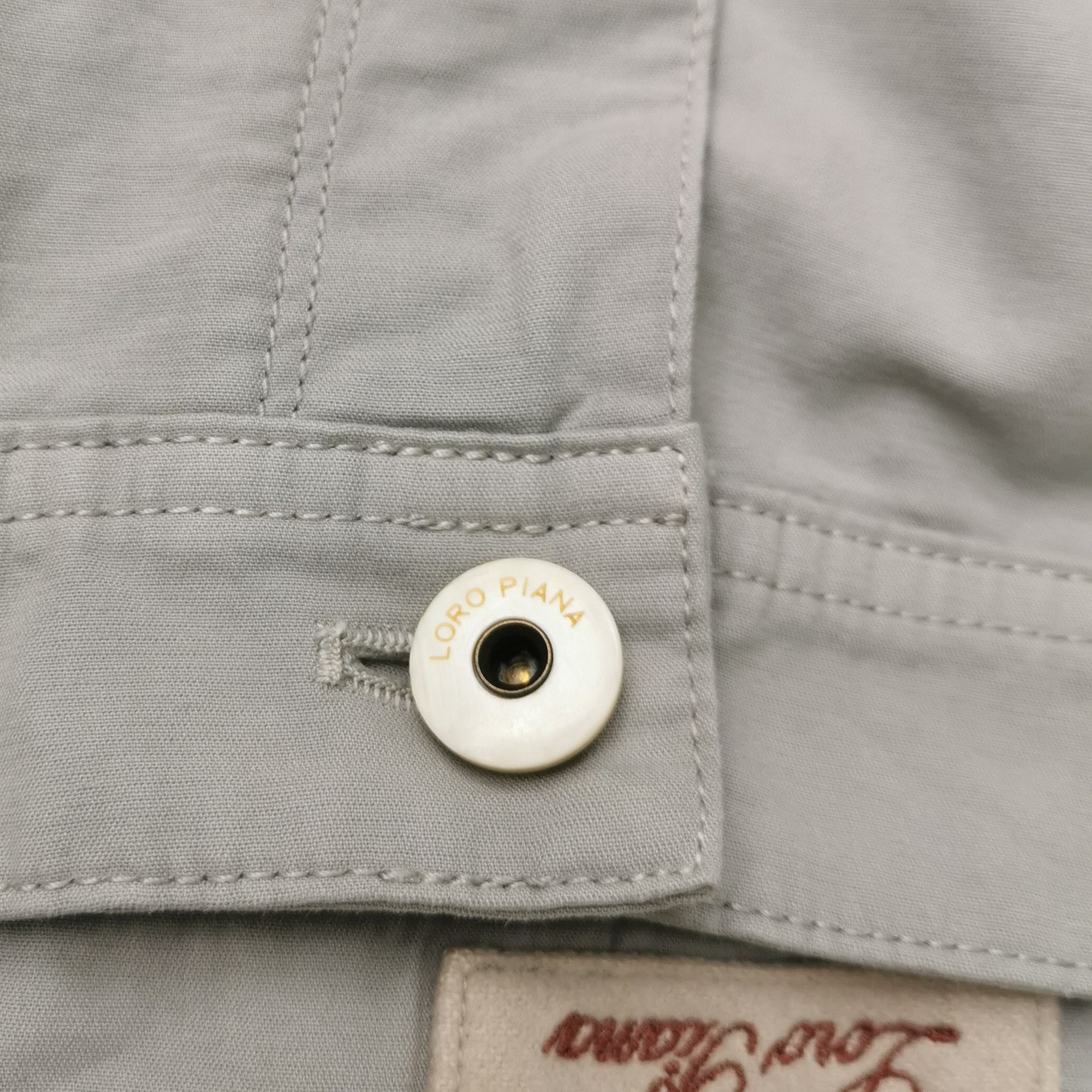 Loro Piana Gray Straight-Leg Casual Pants XS Size US 27 - 6 Thumbnail