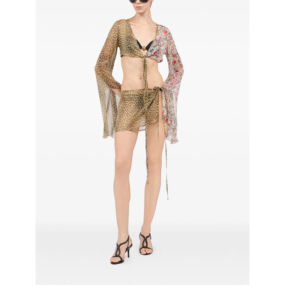 Roberto Cavalli Roberto Cavalli NEUTRALS Beachwear - Beach Cover-Ups Size S / US 4 / IT 40 - 2 Thumbnail