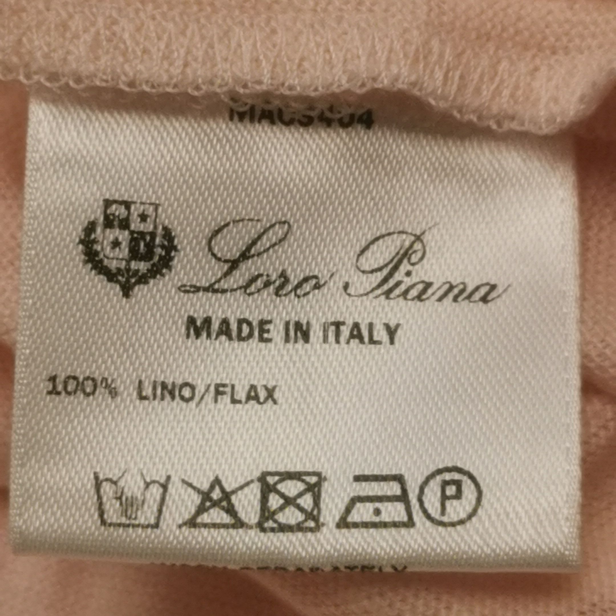 Loro Piana Loro Piana Linen Solid Lapel Collar T-Shirt S Size US S / EU 44-46 / 1 - 12 Thumbnail
