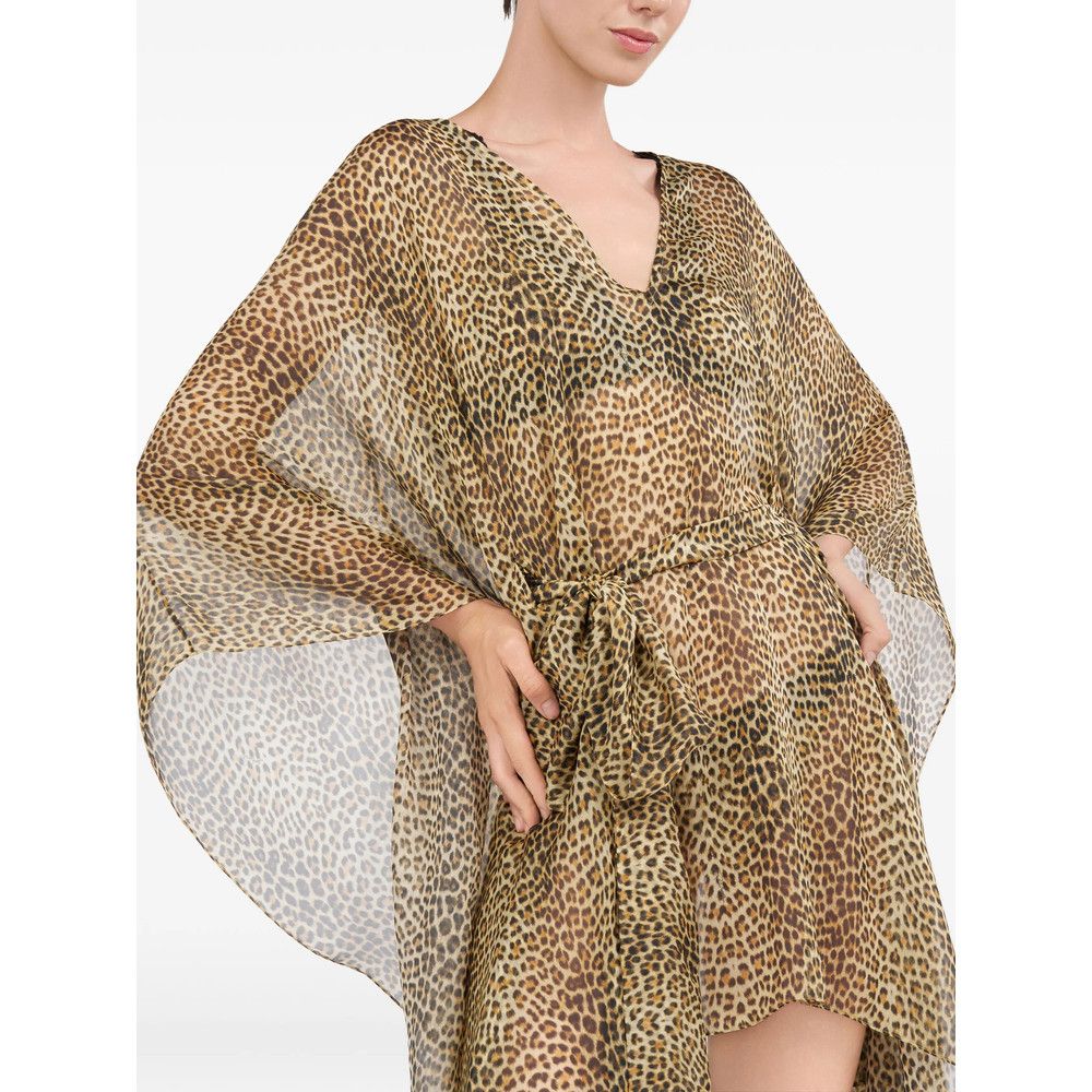 Roberto Cavalli Roberto Cavalli NEUTRALS Beachwear - Beach Dresses Size L / US 10 / IT 46 - 5 Thumbnail
