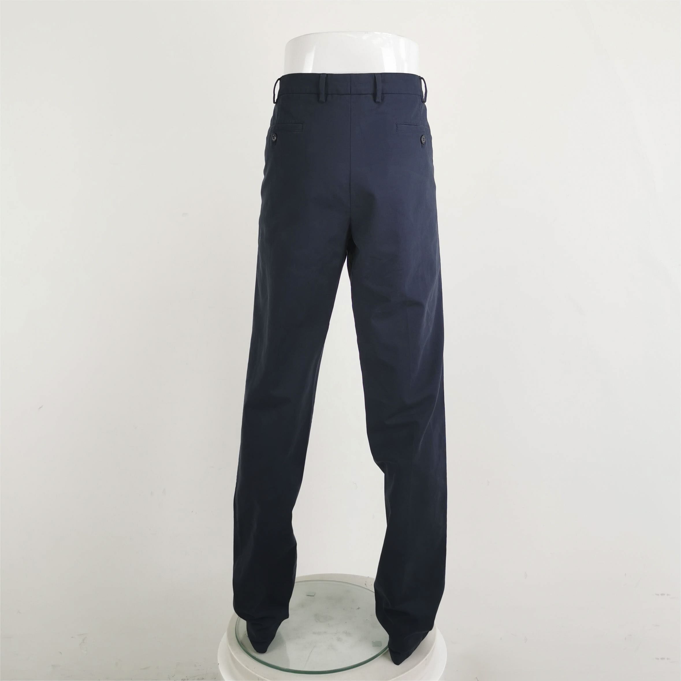 Loro Piana Loro Piana M Navy Straight-Leg Pants Size US 36 / EU 52 - 6 Thumbnail