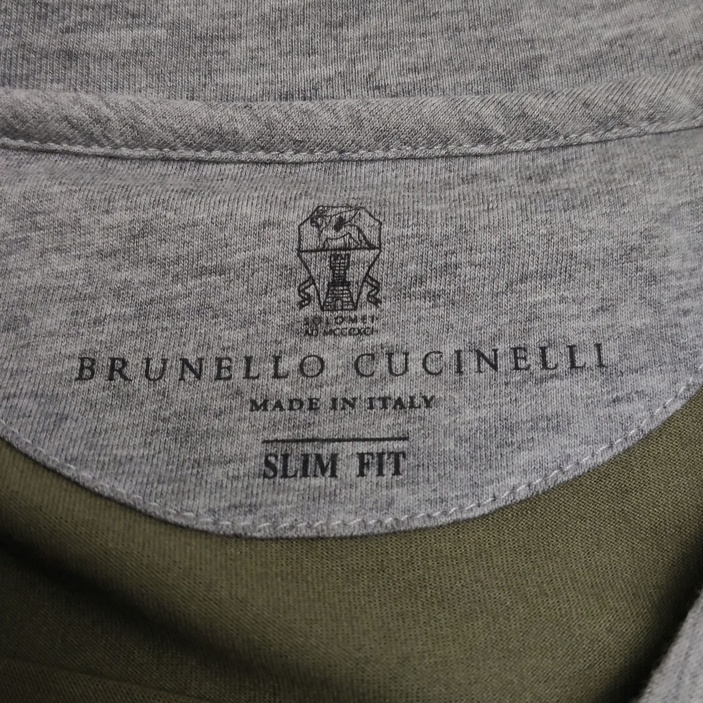 Brunello Cucinelli Brunello Cucinelli Solid Cotton T-Shirt XL Size US L / EU 52-54 / 3 - 7 Thumbnail