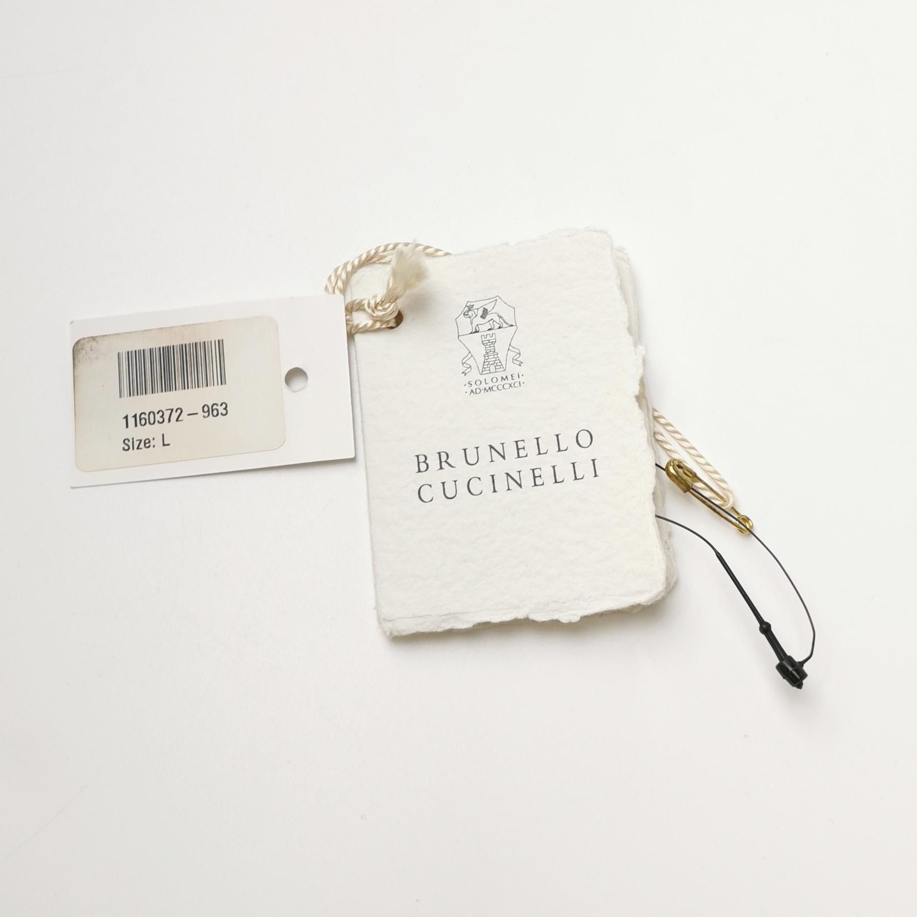 Brunello Cucinelli Brunello Cucinelli Solid Cotton T-Shirt XL Size US L / EU 52-54 / 3 - 6 Thumbnail