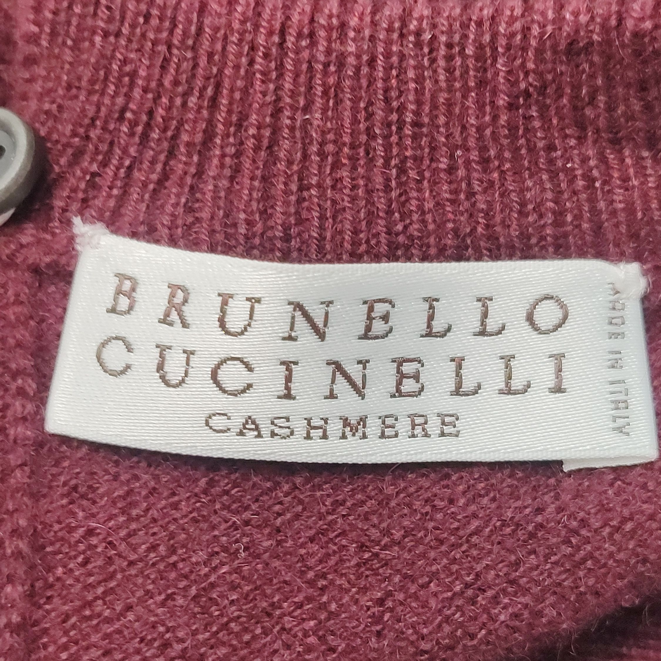 Brunello Cucinelli Brunello Cucinelli M Cashmere Crewneck Long-Sleeve Sweater Size US M / EU 48-50 / 2 - 10 Thumbnail