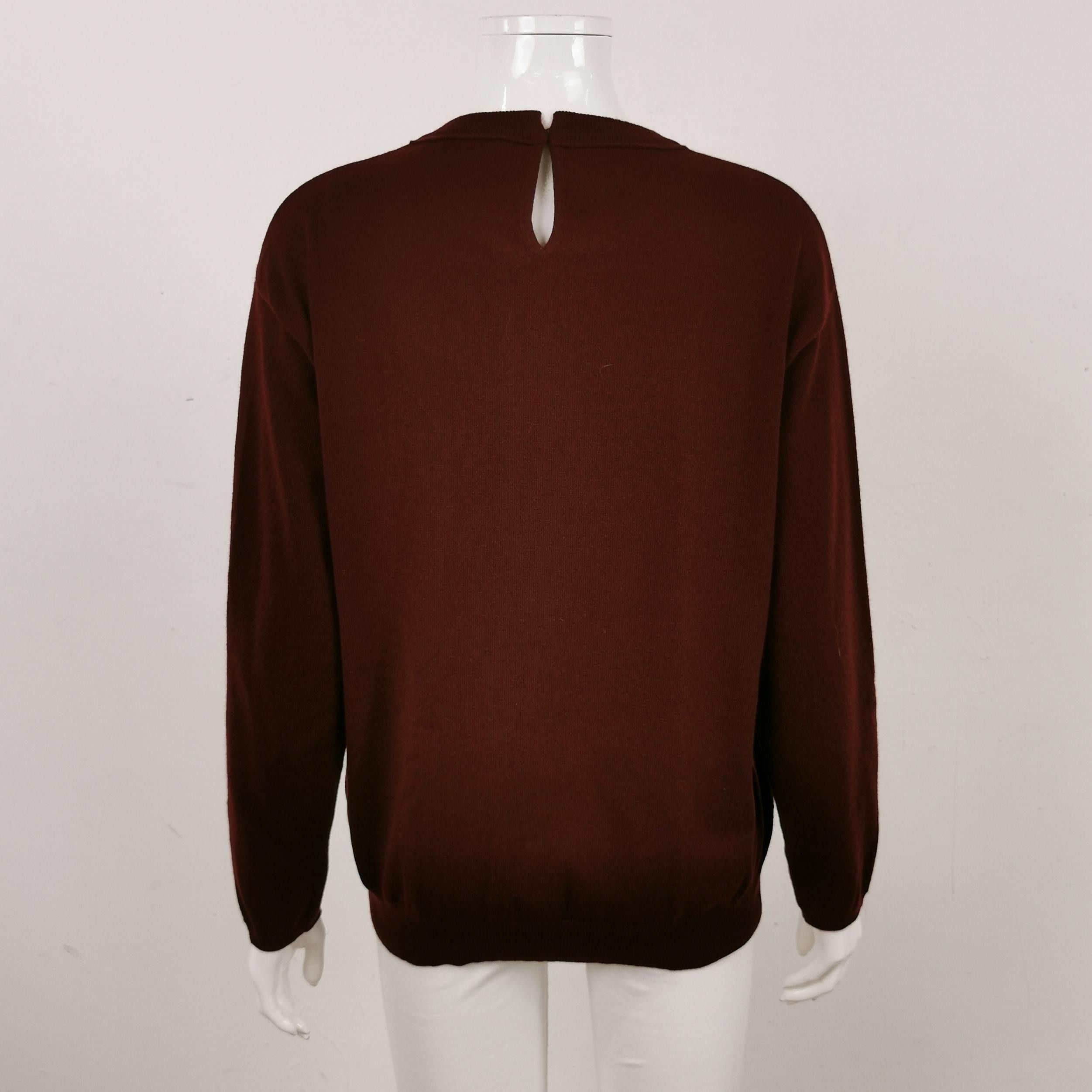 Brunello Cucinelli Brunello Cucinelli M Cashmere Crewneck Long-Sleeve Sweater Size US M / EU 48-50 / 2 - 6 Thumbnail