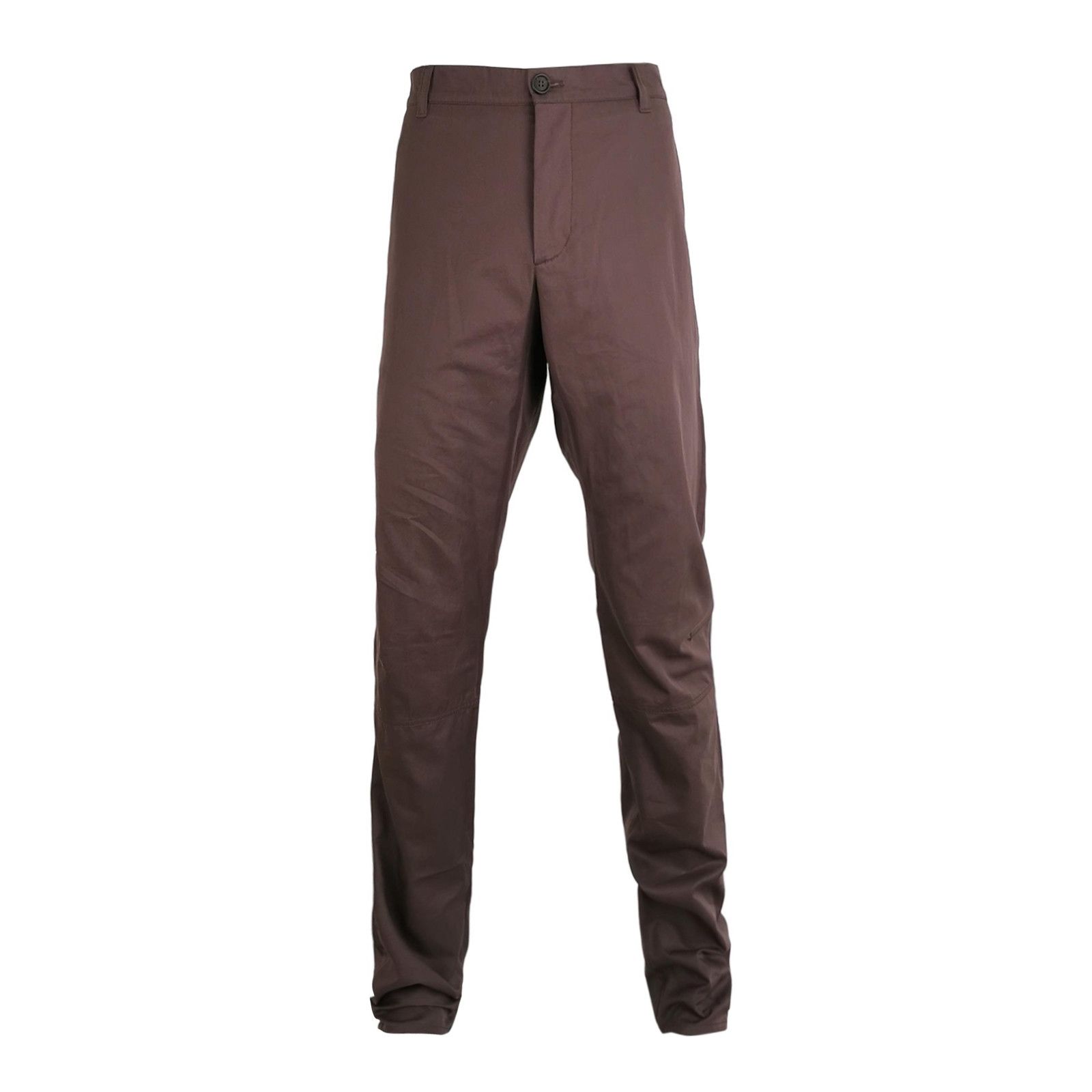 Brunello Cucinelli Brunello Cucinelli Men's Brown Cotton Slim-Fit Pants Size US 34 / EU 50 - 2 Thumbnail