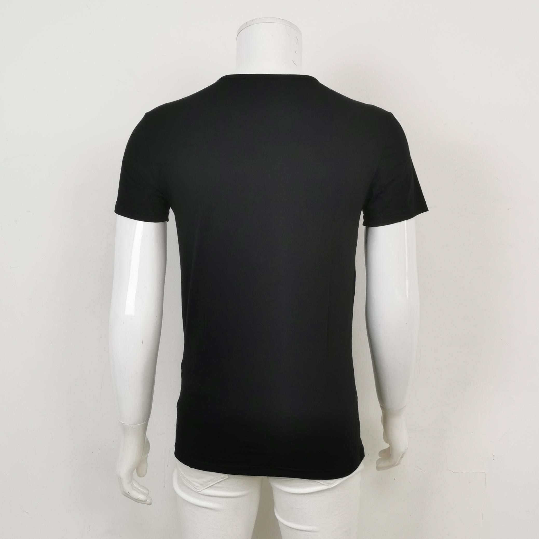 Versace Versace Black Greaca Logo Short-Sleeve T-Shirt Size US L / EU 52-54 / 3 - 3 Thumbnail