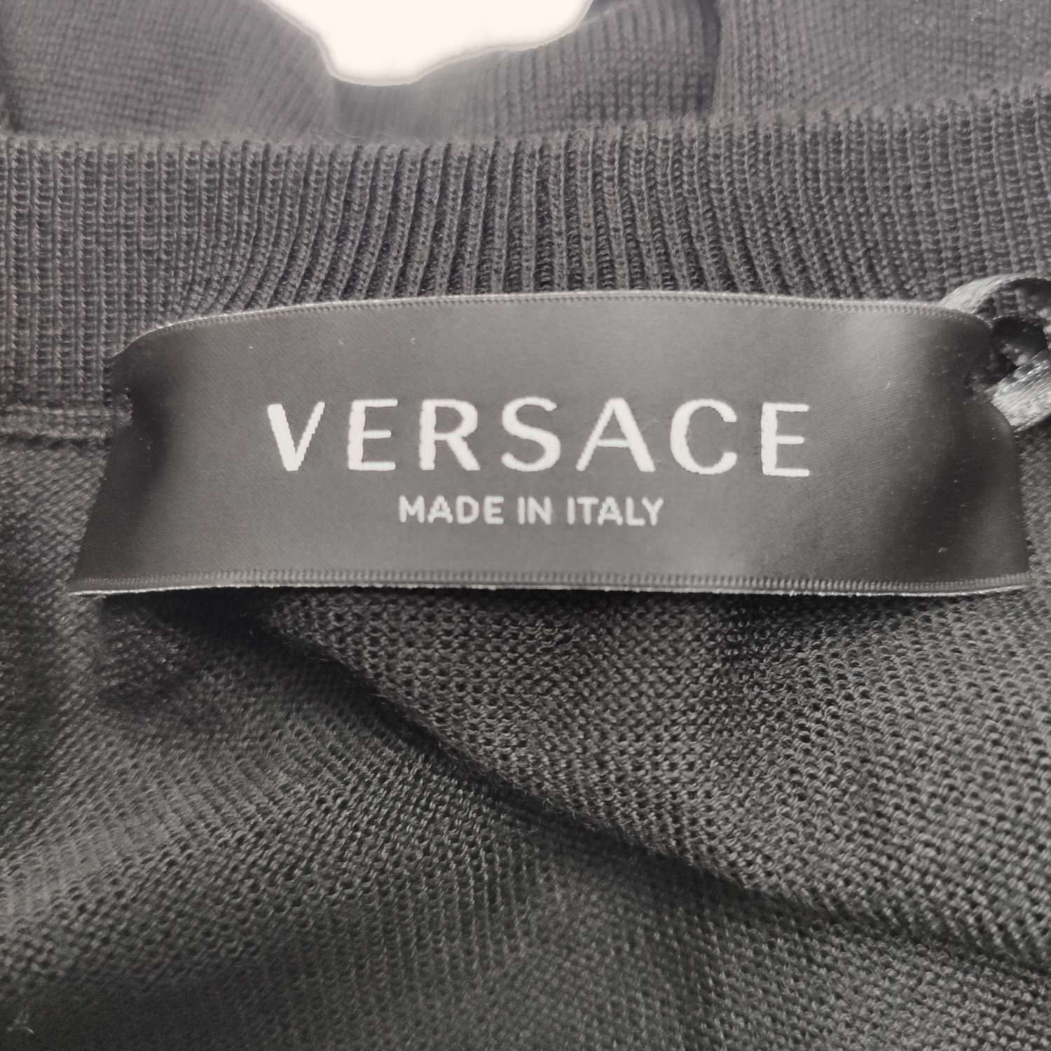 Versace Versace Wool V-Neck Long-Sleeve Solid Sweater XL Size US XL / EU 56 / 4 - 10 Thumbnail