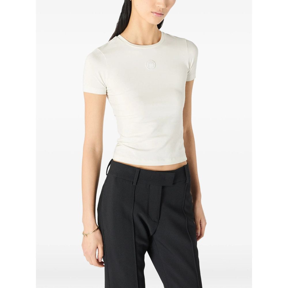 Marine Serre Marine Serre NEUTRALS Tops - T-shirts & Jerseys Size S / US 4 / IT 40 - 2 Thumbnail