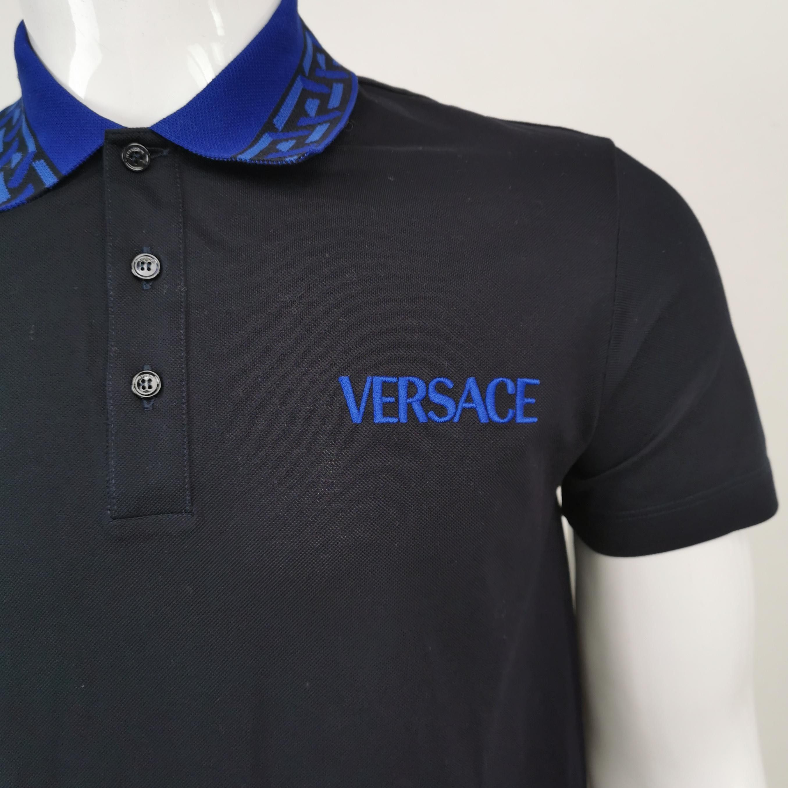 Versace Versace Black Polo Shirt S Size US XS / EU 42 / 0 - 6 Thumbnail