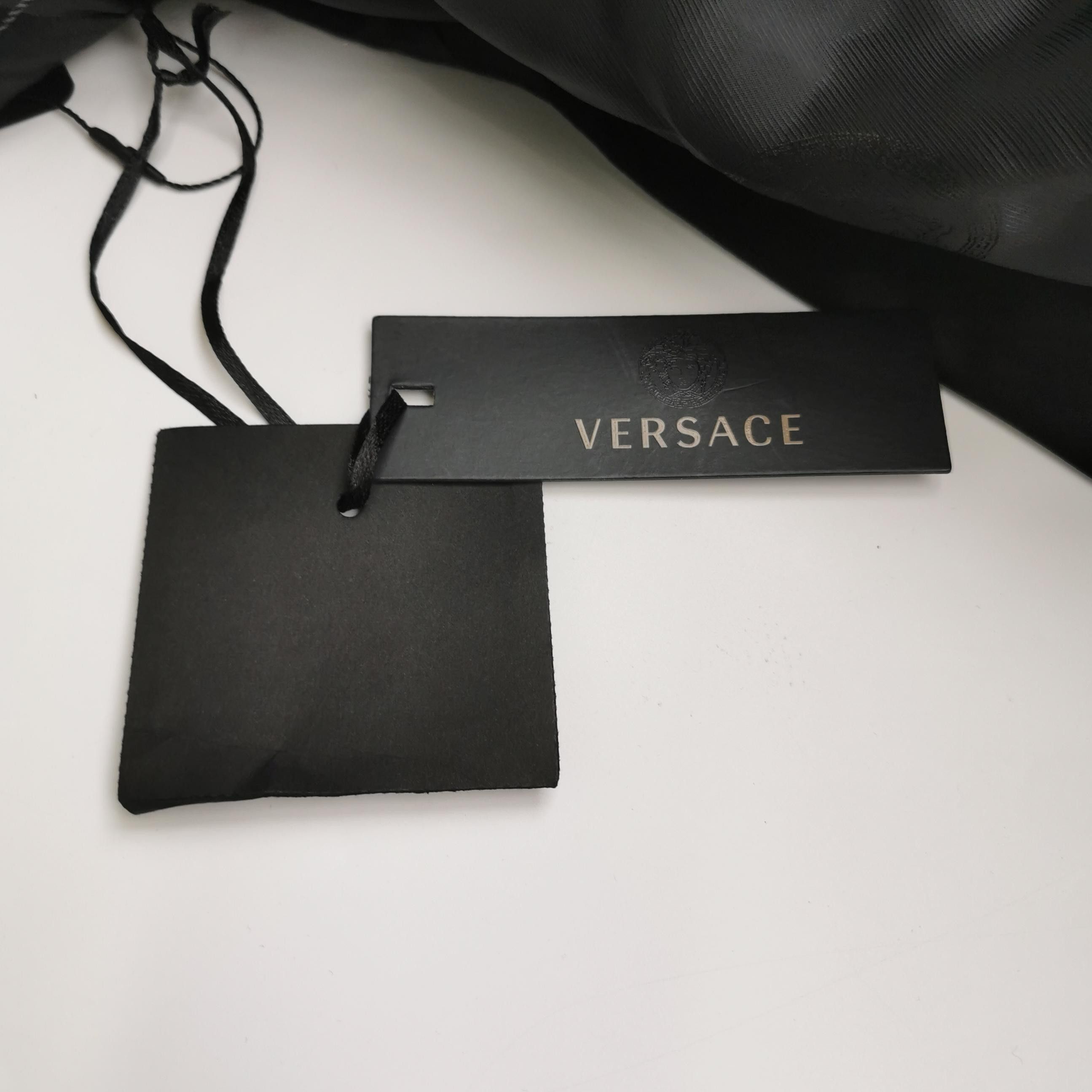 Versace Black Satin Lapel Formal Suit Set Size US S / EU 44-46 / 1 - 6 Thumbnail