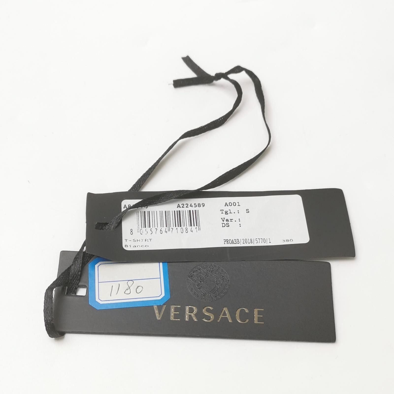 Versace Versace White Medusa Print T-Shirt S Size US S / EU 44-46 / 1 - 7 Thumbnail
