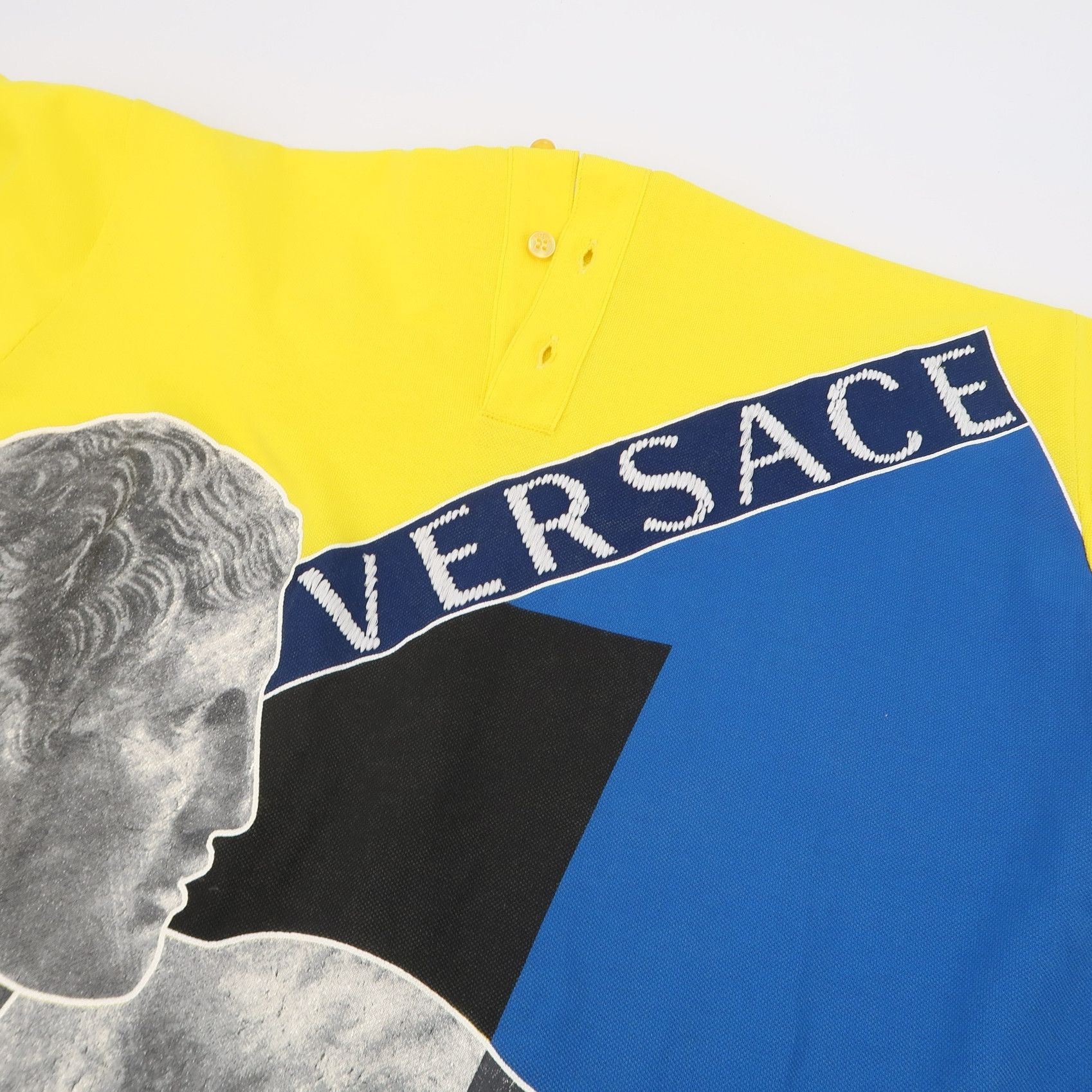 Versace Versace S Cotton Contrast Collar T-shirt Size US S / EU 44-46 / 1 - 5 Thumbnail