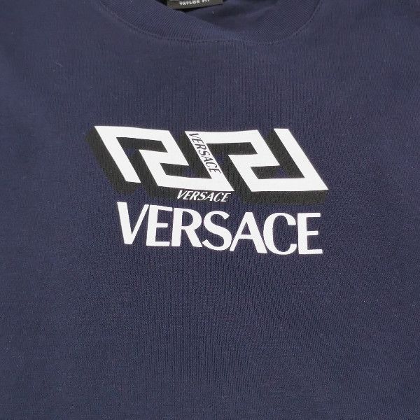 Versace Versace Men's XS Cotton Logo Crewneck T-Shirt Size US XS / EU 42 / 0 - 9 Thumbnail