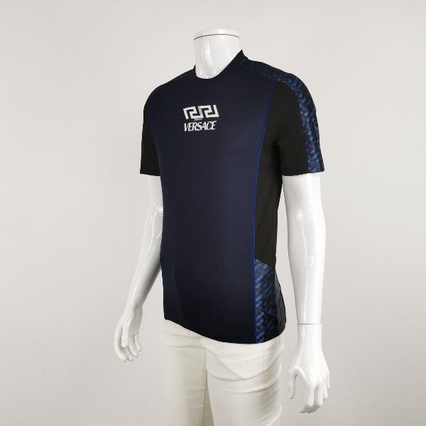 Versace Versace Men's XS Cotton Logo Crewneck T-Shirt Size US XS / EU 42 / 0 - 6 Thumbnail