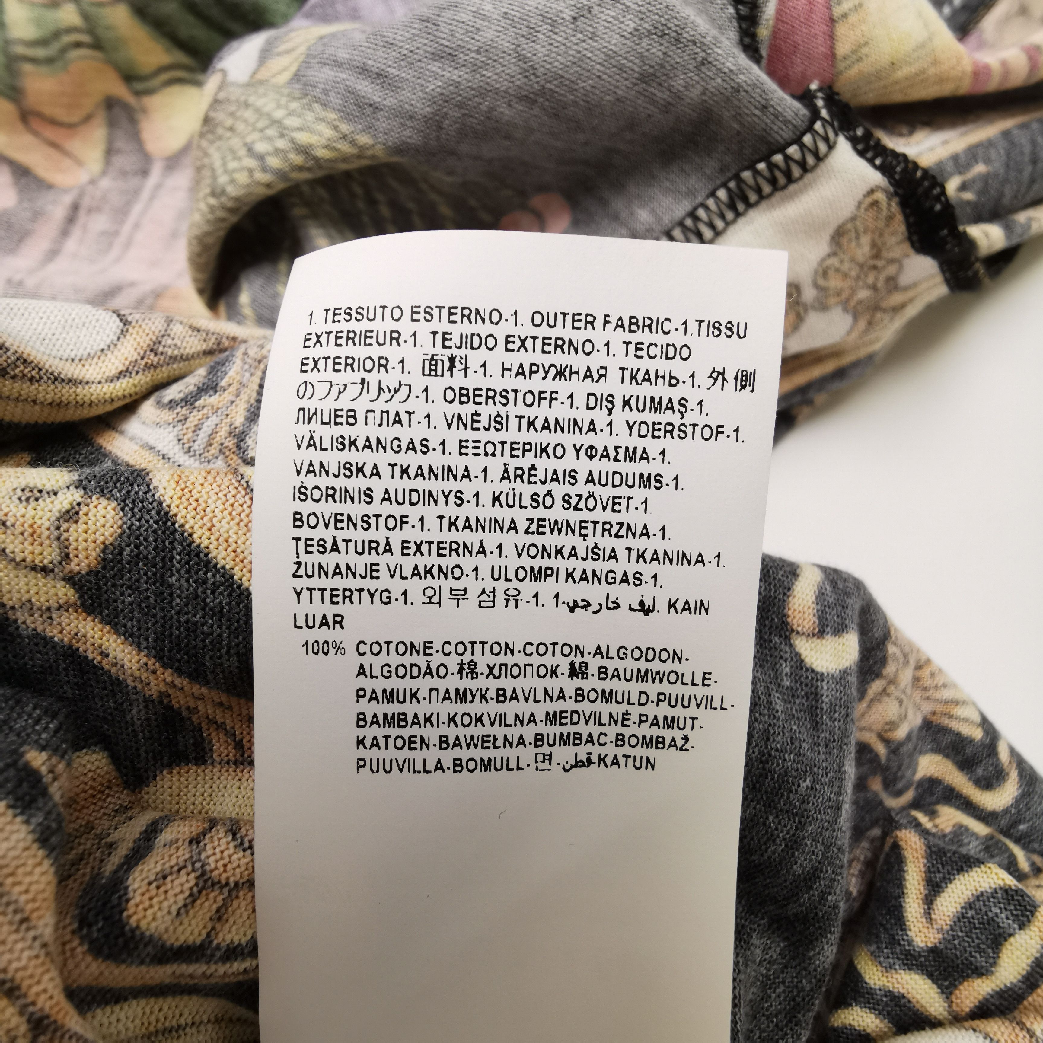 Versace Versace Cotton Patchwork Print Crew Neck T-Shirt S Size US S / EU 44-46 / 1 - 13 Thumbnail