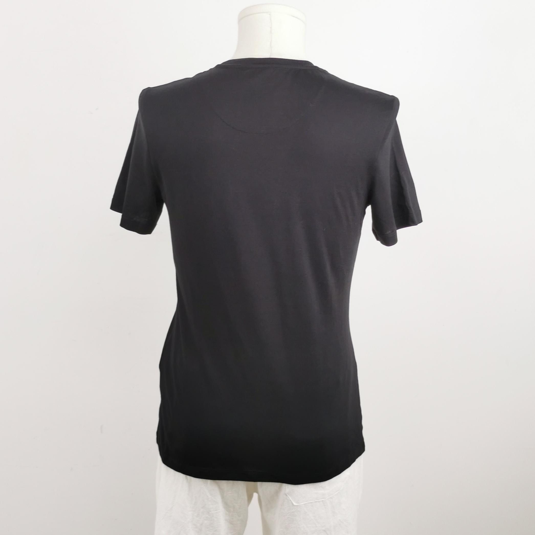Versace Versace XS Cotton Portrait Logo Print Crew Neck T-Shirt Size US XS / EU 42 / 0 - 6 Thumbnail