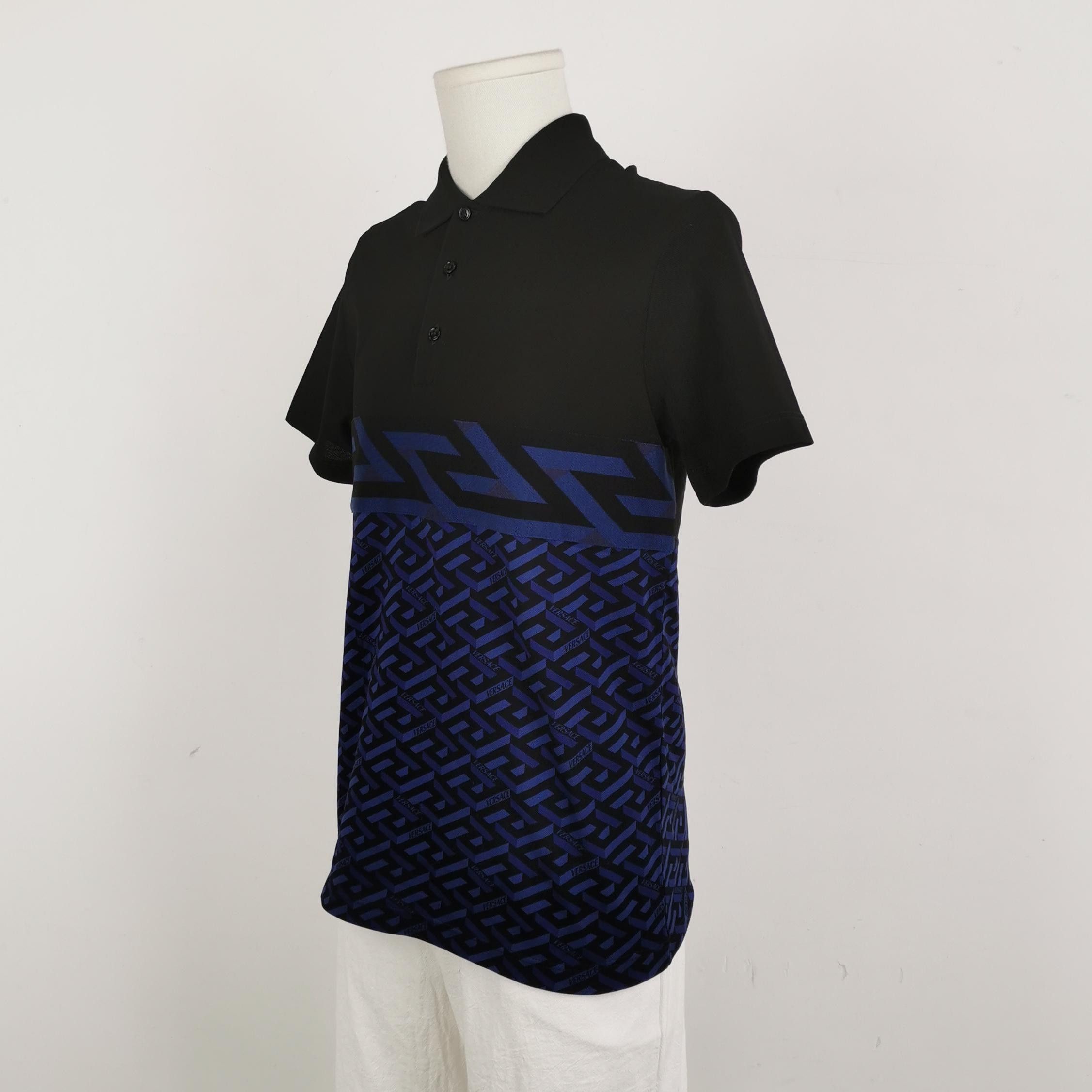 Versace Versace XS Cotton Pattern Crew Neck T-Shirt Size US XS / EU 42 / 0 - 6 Thumbnail