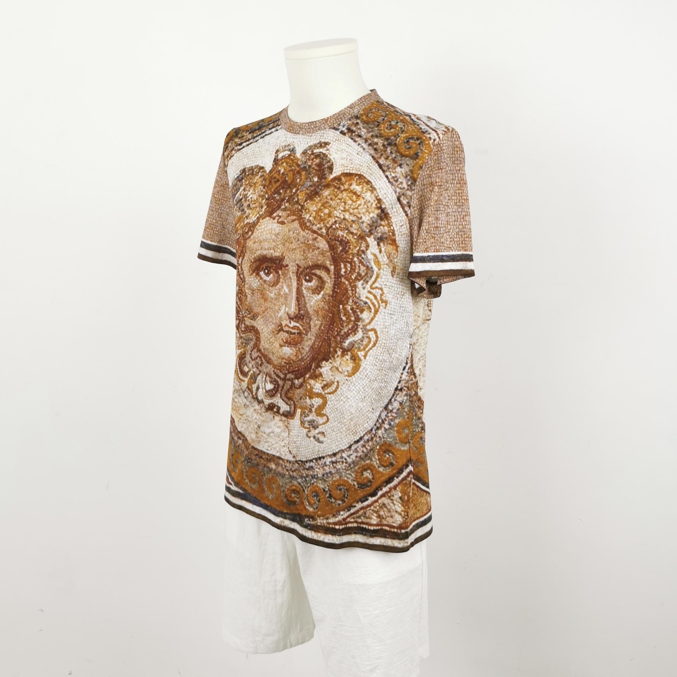 Versace Versace Men's XS Medusa Mosaic Print T-Shirt Size US S / EU 44-46 / 1 - 3 Thumbnail